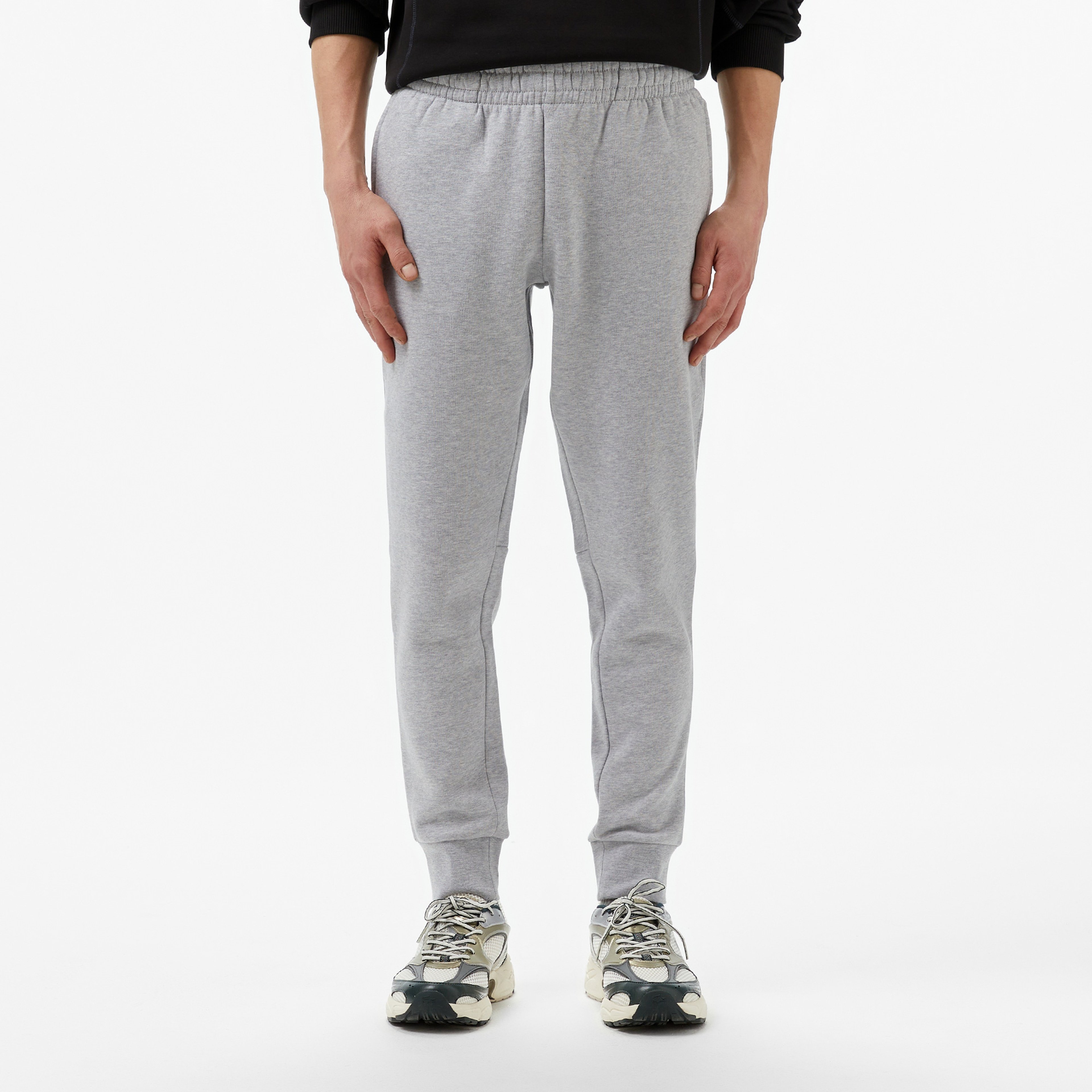 Erkek Slim Fit Gri Eşofman Altı