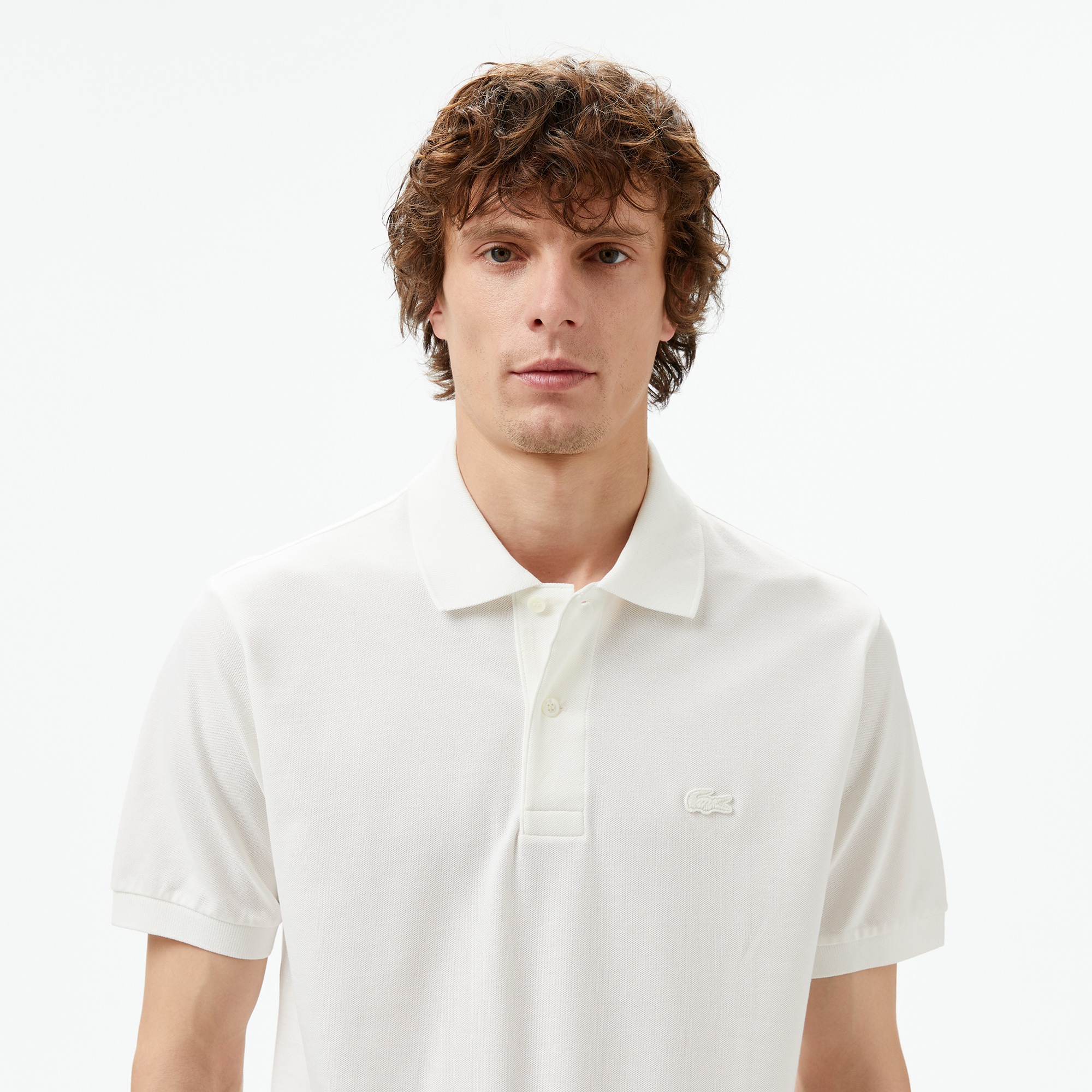 Lacoste Erkek Classic Fit Beyaz Polo