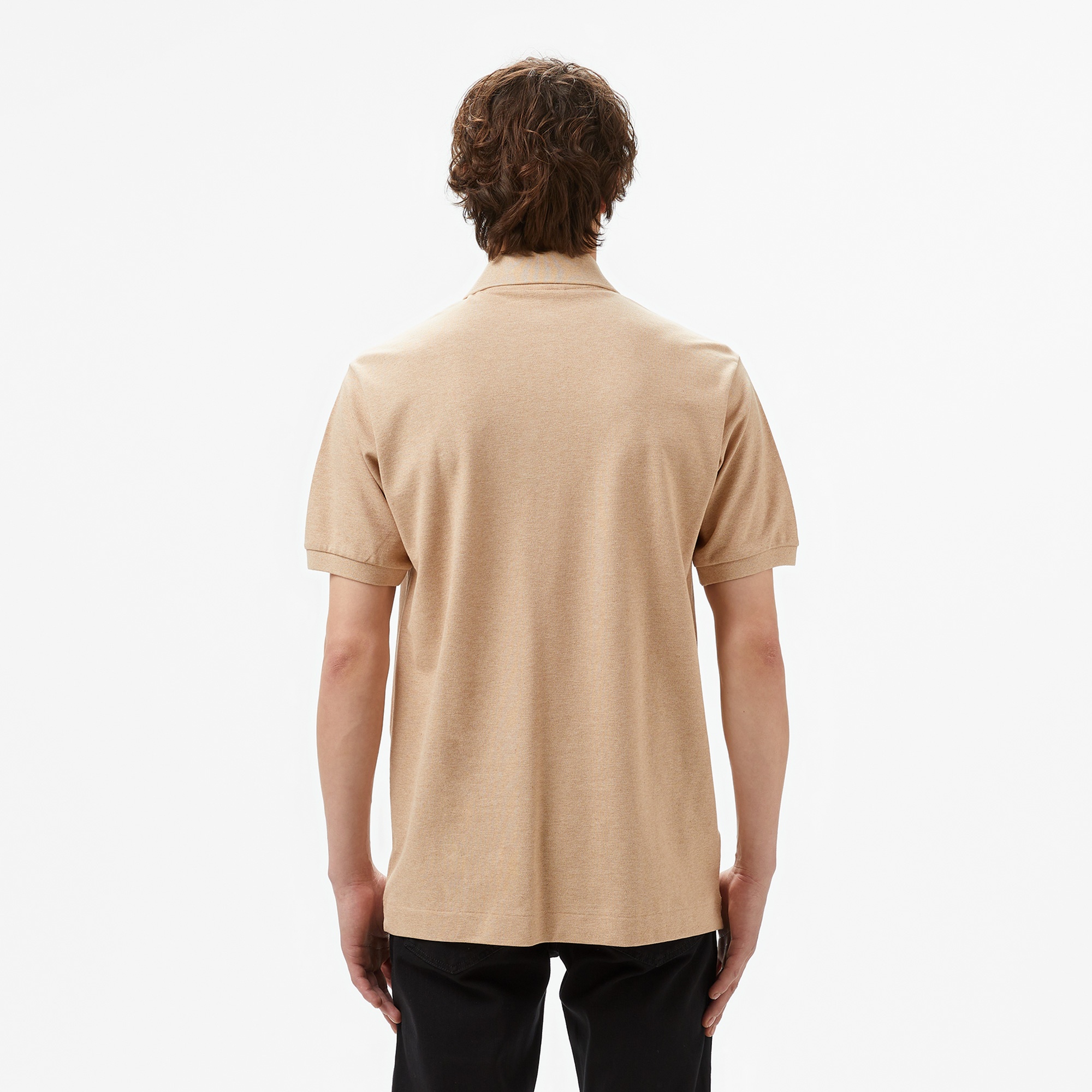 Lacoste Erkek Classic Fit Bej Polo