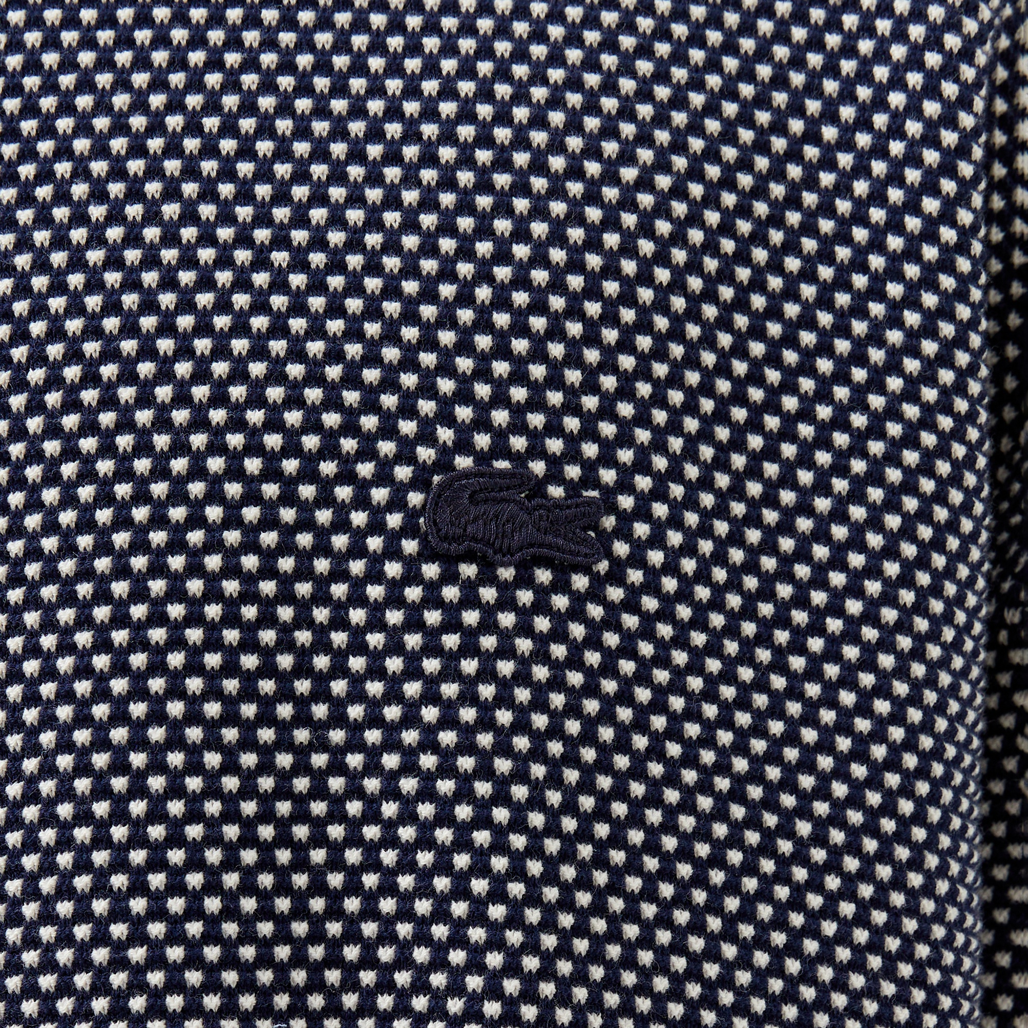 Lacoste Erkek Relaxed Fit Bisiklet Yaka Lacivert Triko