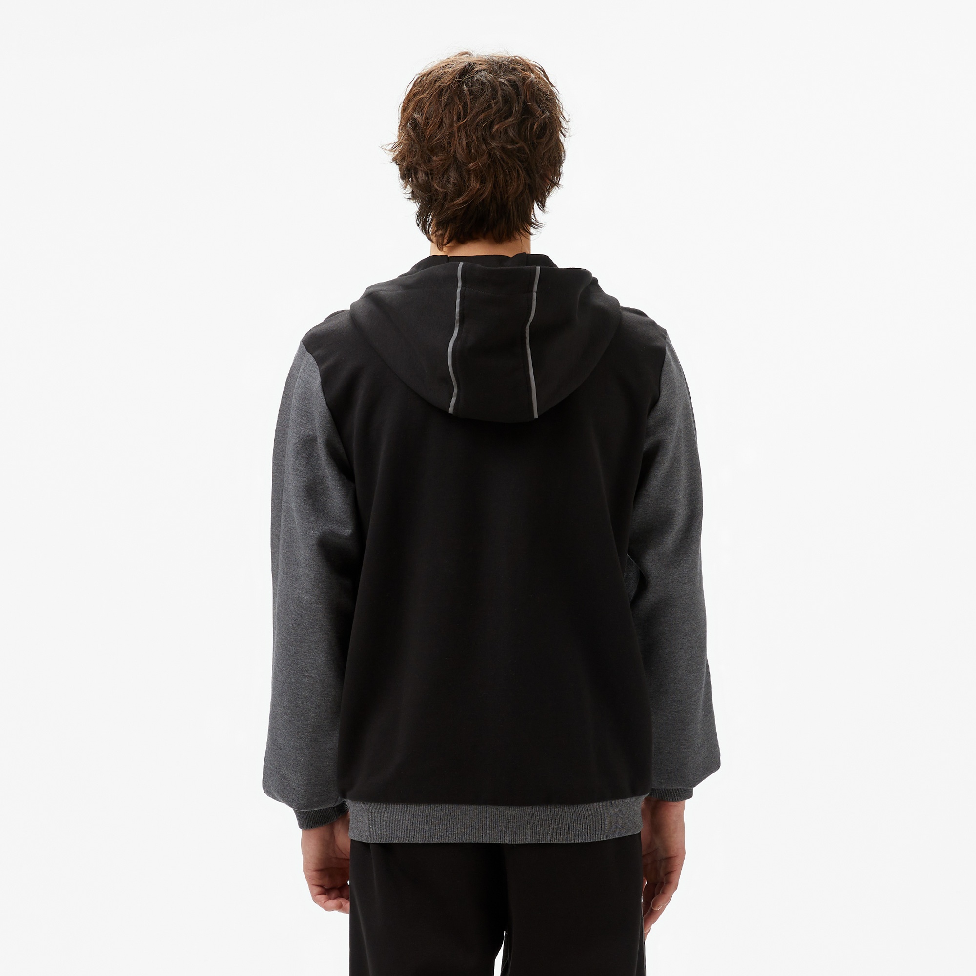 Lacoste Erkek Slim Fit Kapüşonlu Siyah Sweatshirt