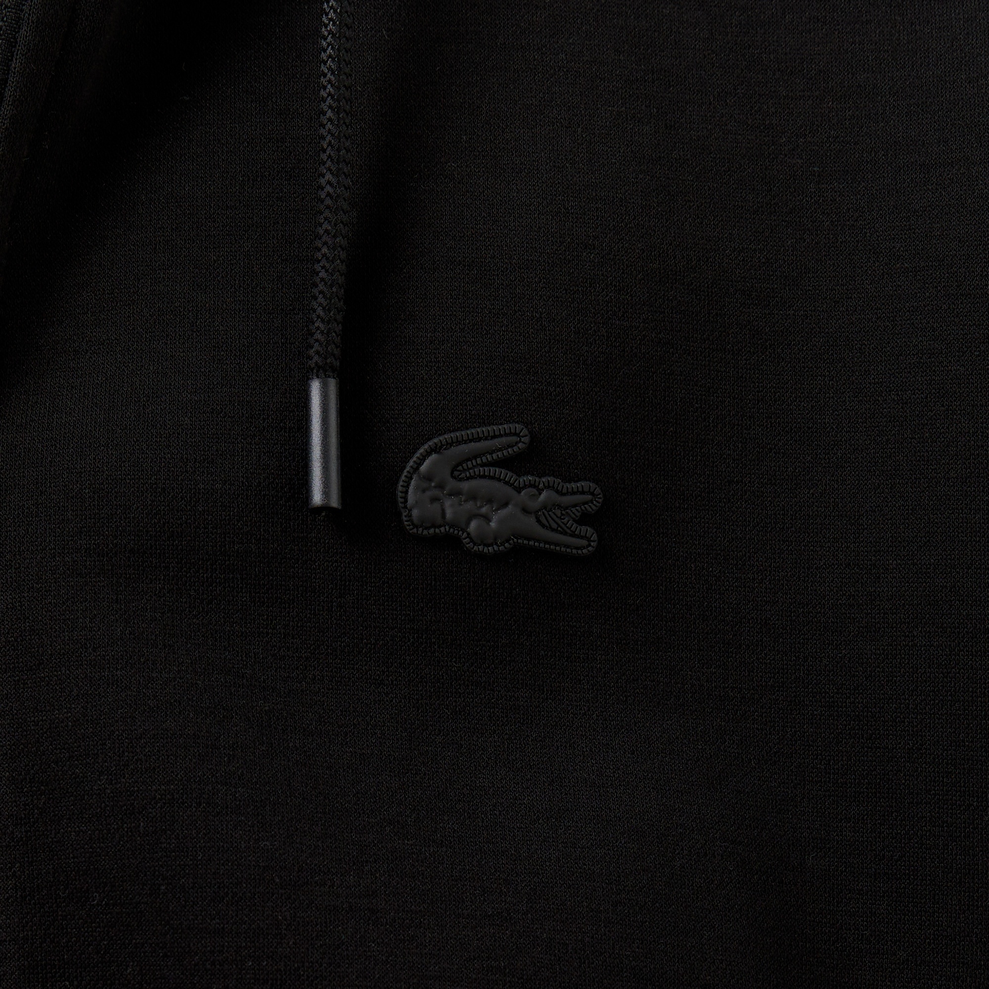 Lacoste Erkek Slim Fit Kapüşonlu Siyah Sweatshirt