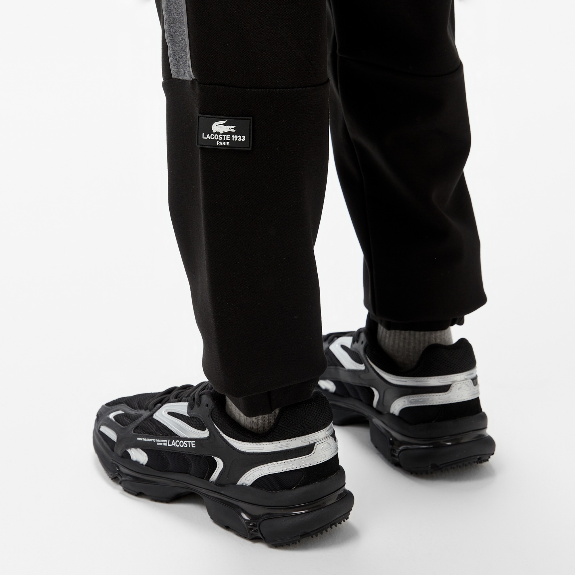 Lacoste Erkek Slim Fit Siyah Eşofman Altı