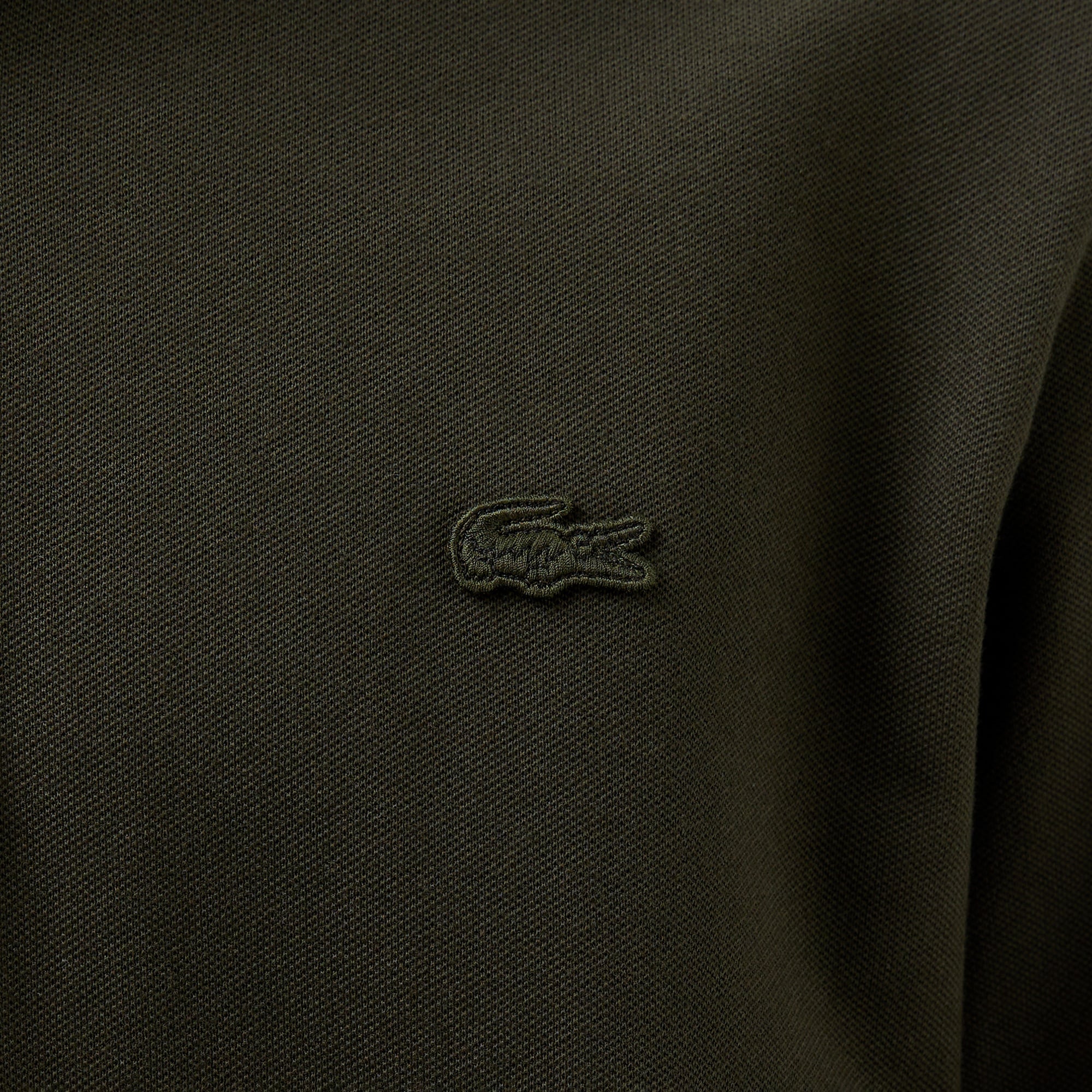 Erkek Regular Fit Uzun Kollu Haki Paris Polo