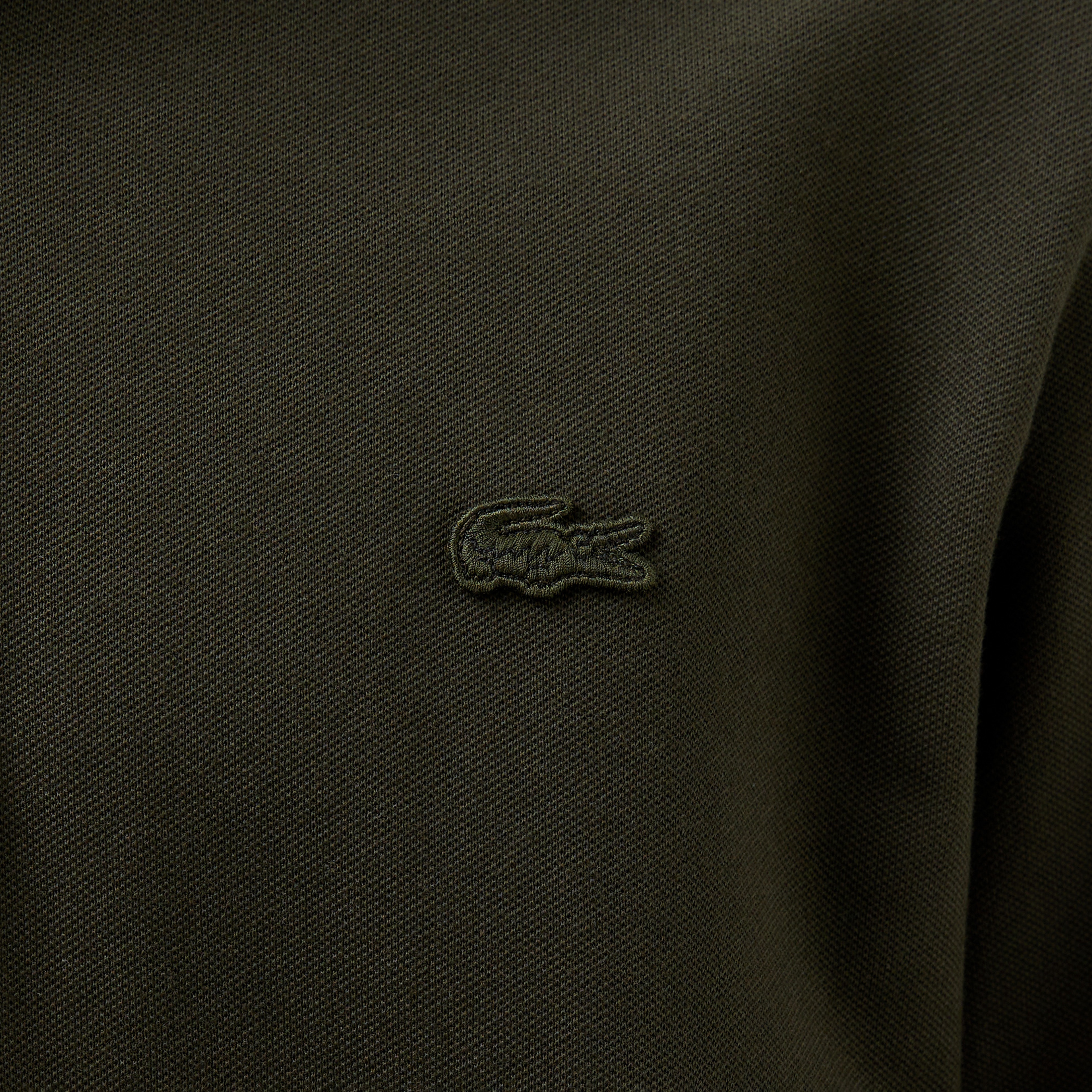 Erkek Regular Fit Uzun Kollu Haki Paris Polo