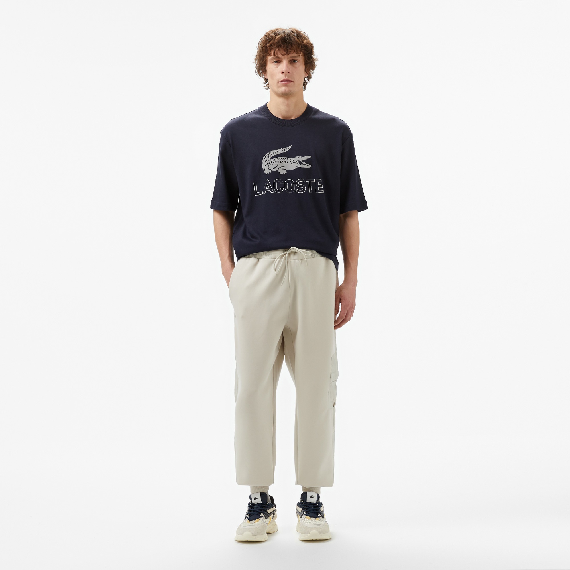 Lacoste Erkek Regular Fit Gri Eşofman Altı