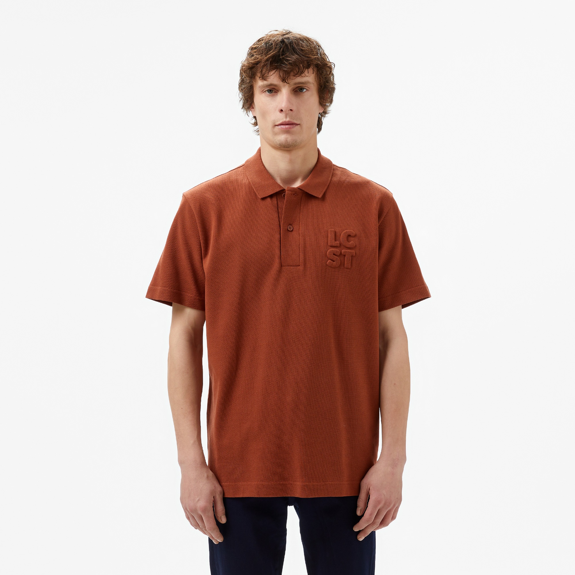 Lacoste Erkek Relaxed Fit Turuncu Polo