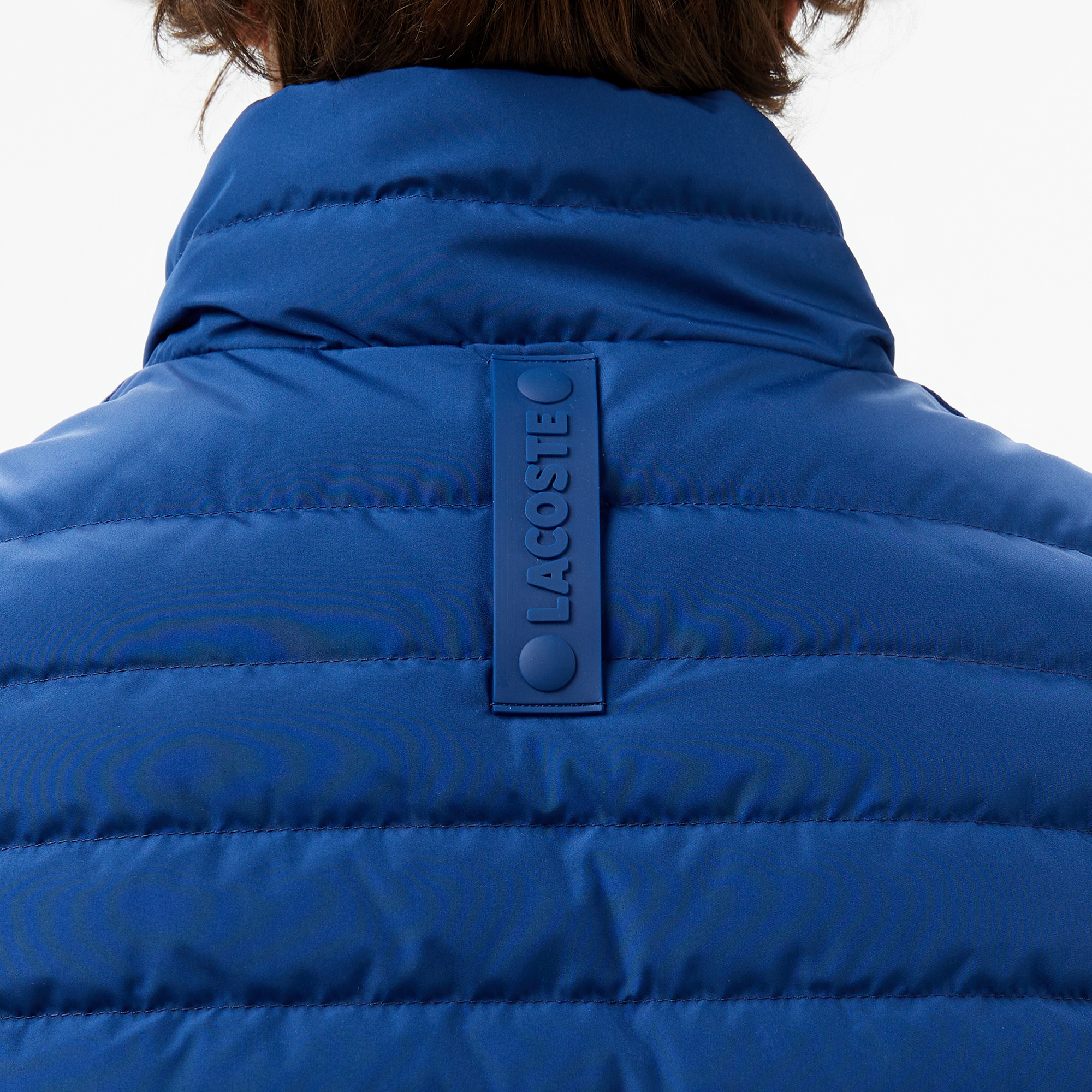 Lacoste Erkek Dik Yaka Lacivert Yelek