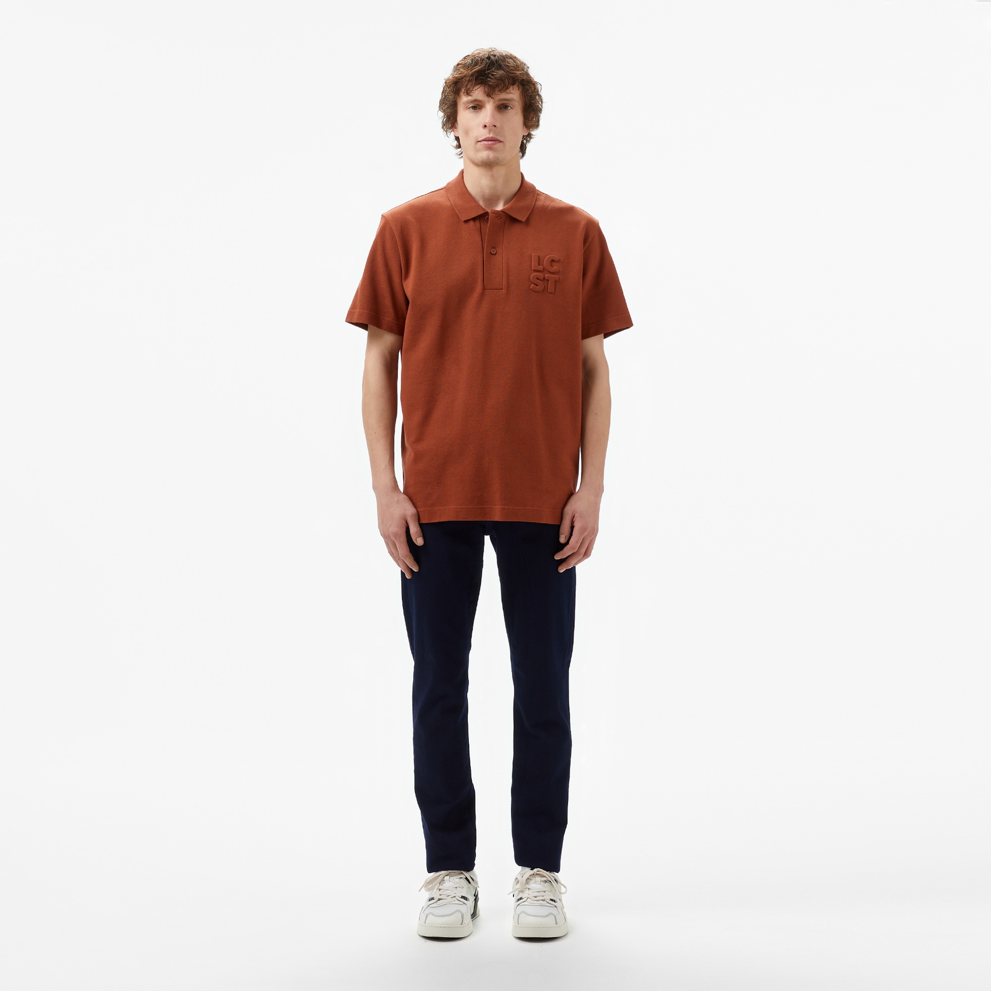 Lacoste Erkek Relaxed Fit Turuncu Polo