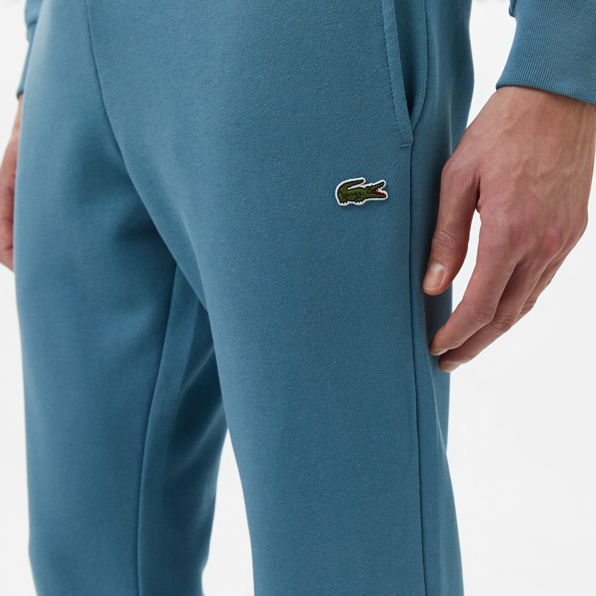 Lacoste Erkek Slim Fit Organik Pamuk Mavi Eşofman Altı