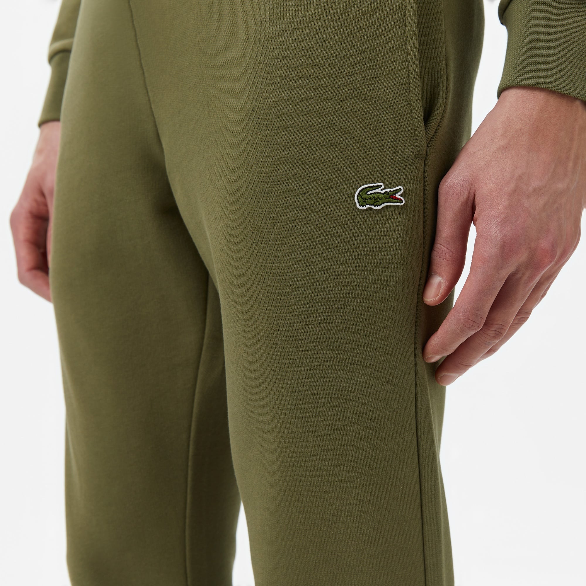 Lacoste Erkek Slim Fit Organik Pamuk Haki Eşofman Altı