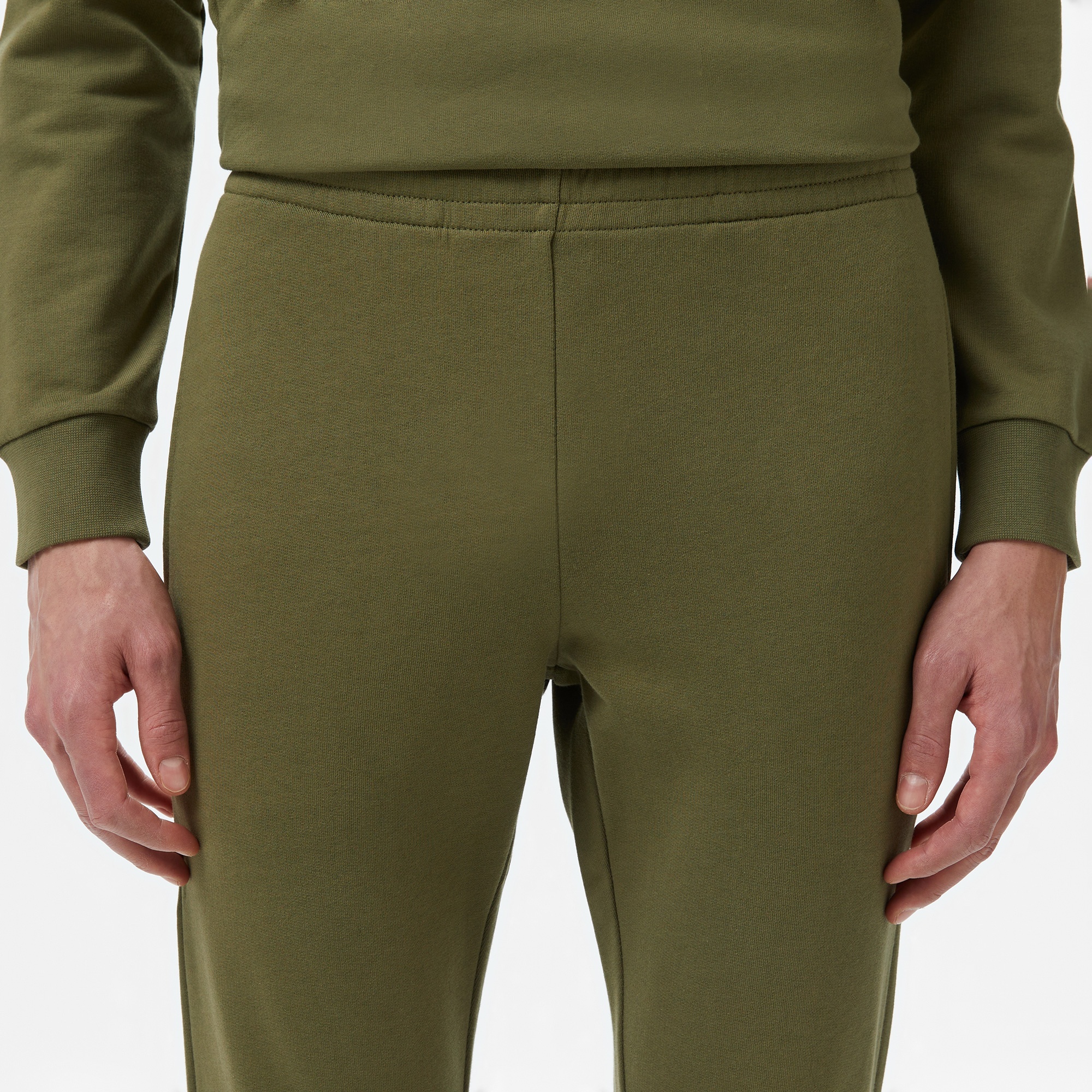 Lacoste Erkek Slim Fit Organik Pamuk Haki Eşofman Altı