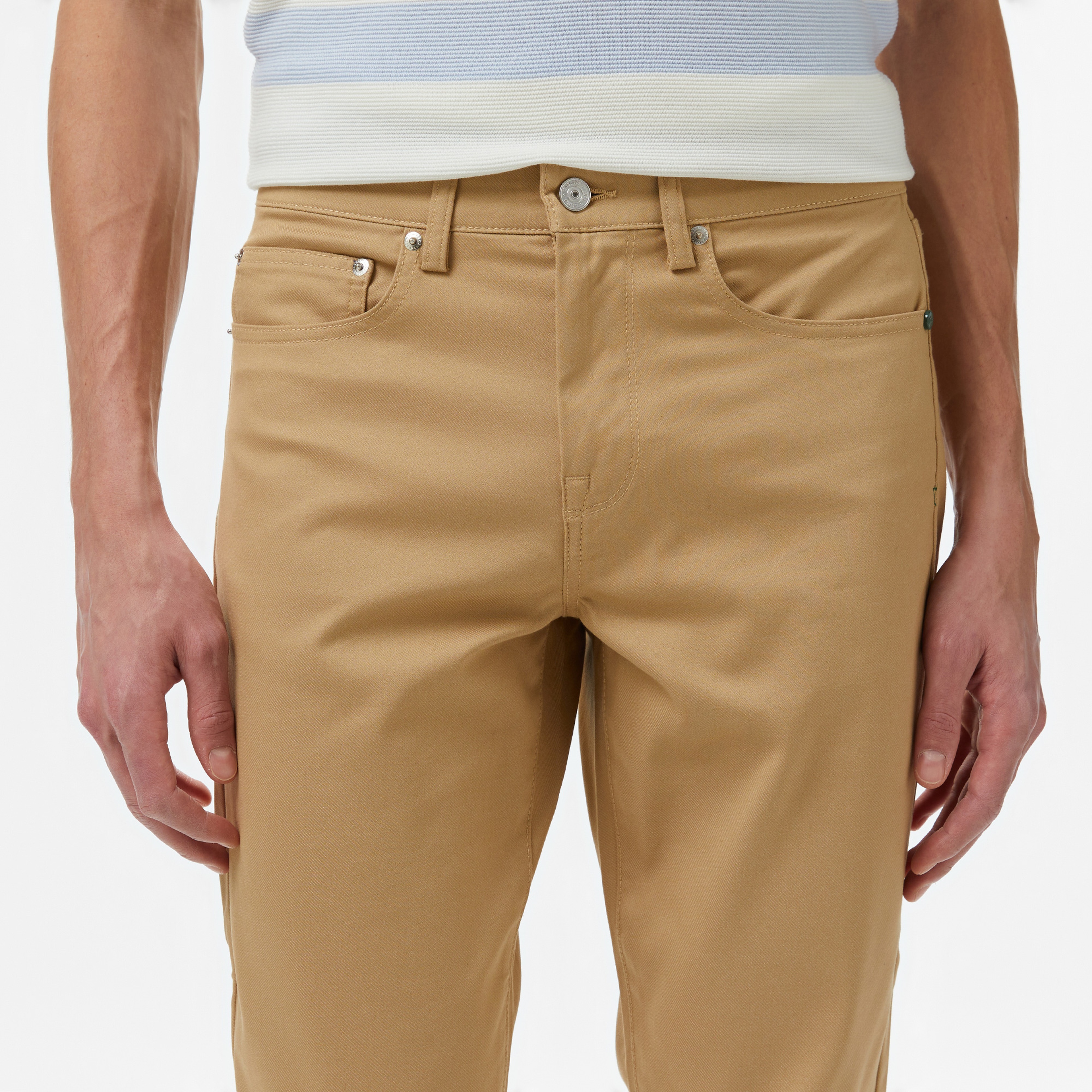 Erkek Slim Fit Bej Pantolon