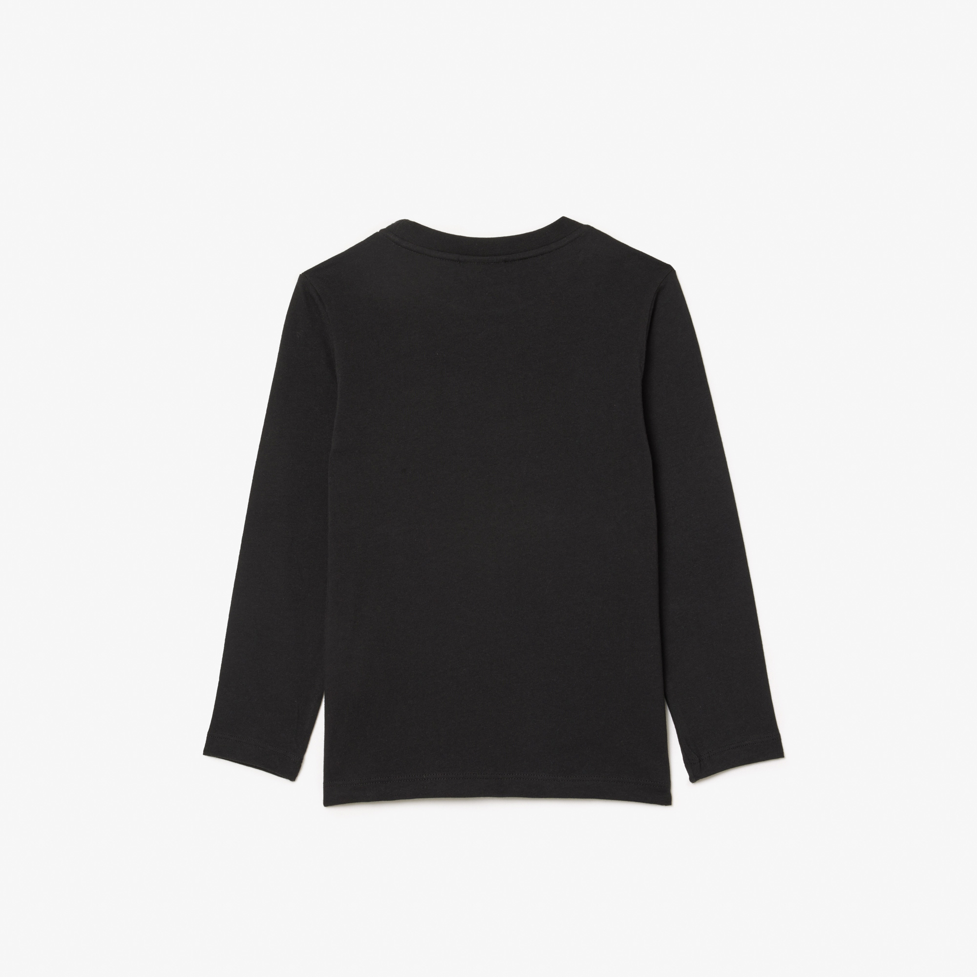 Lacoste Çocuk Uzun Kollu Bisiklet Yaka Siyah T-Shirt görsel 6
