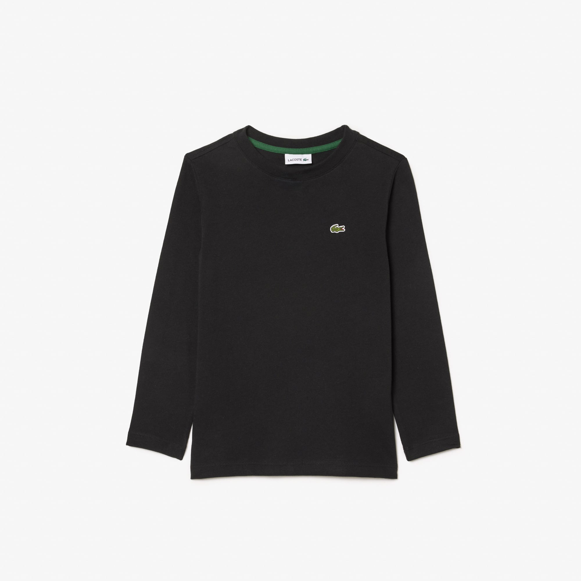 Çocuk Uzun Kollu Bisiklet Yaka Siyah T-Shirt