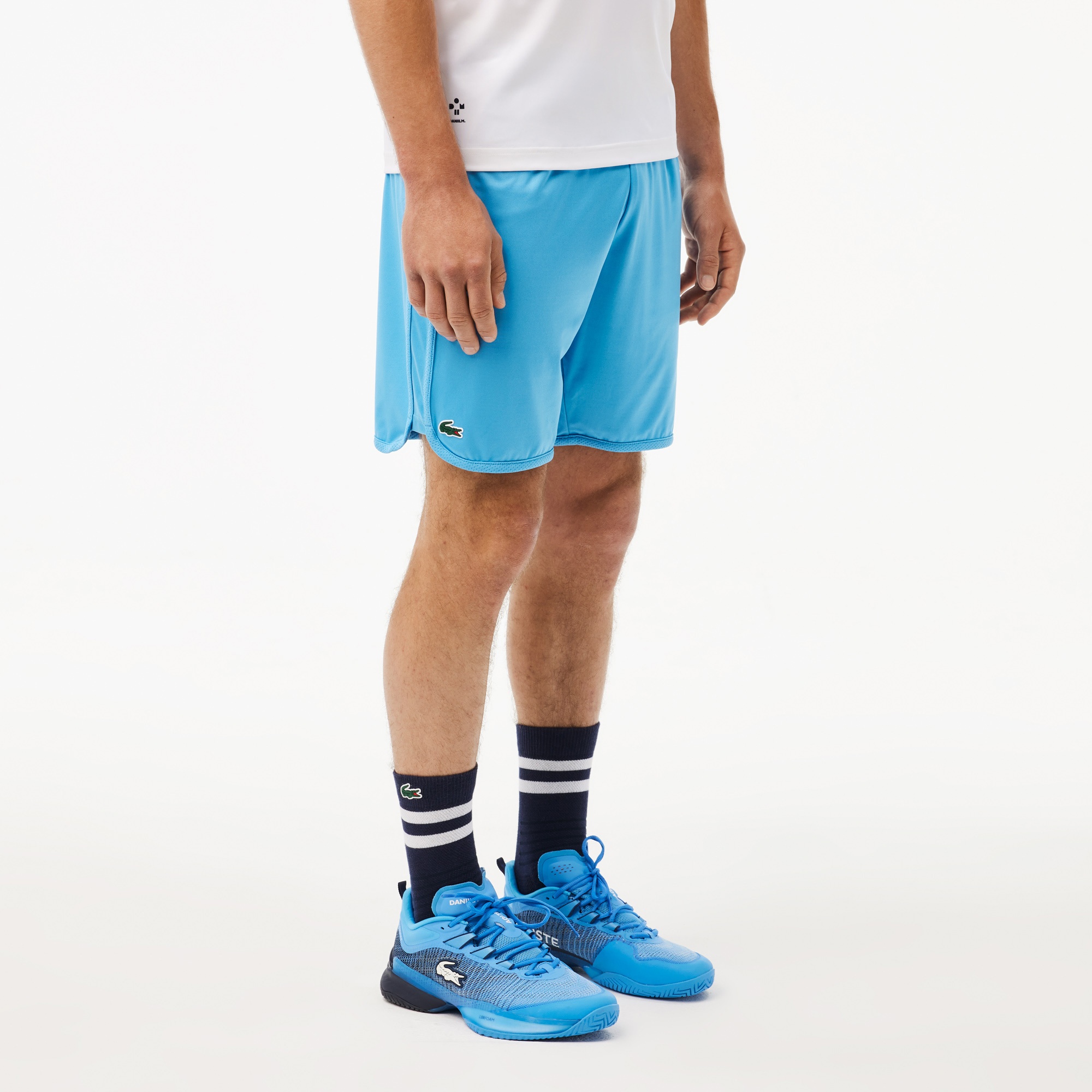 Lacoste x DANIIL MEDVEDEV Erkek Regular Fit Mavi Şort