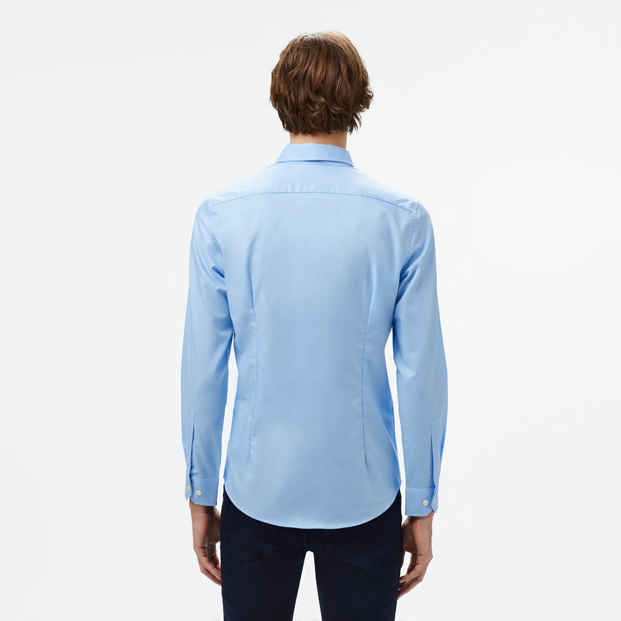 Erkek Slim Fit Açık Mavi Gömlek