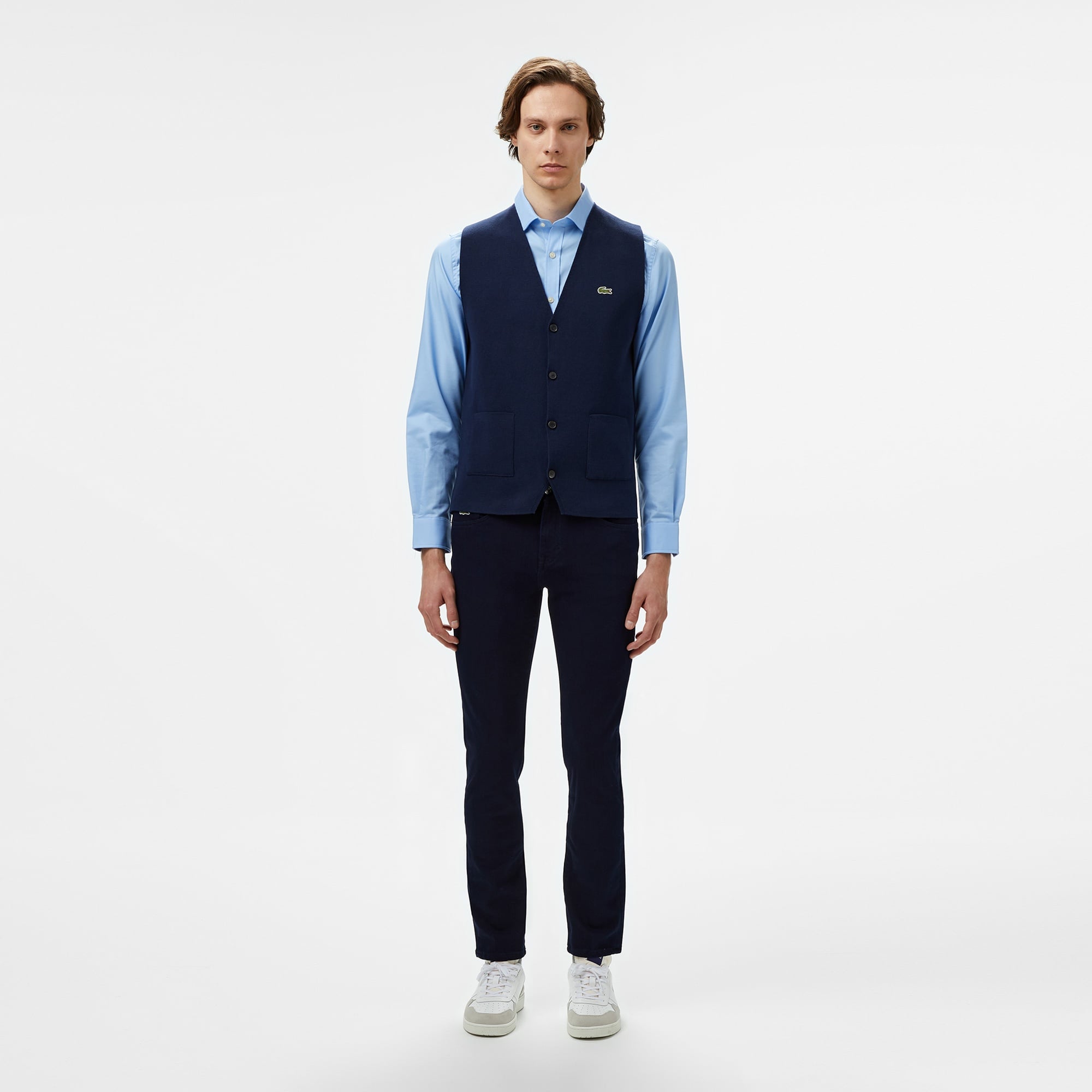 Erkek Slim Fit Açık Mavi Gömlek