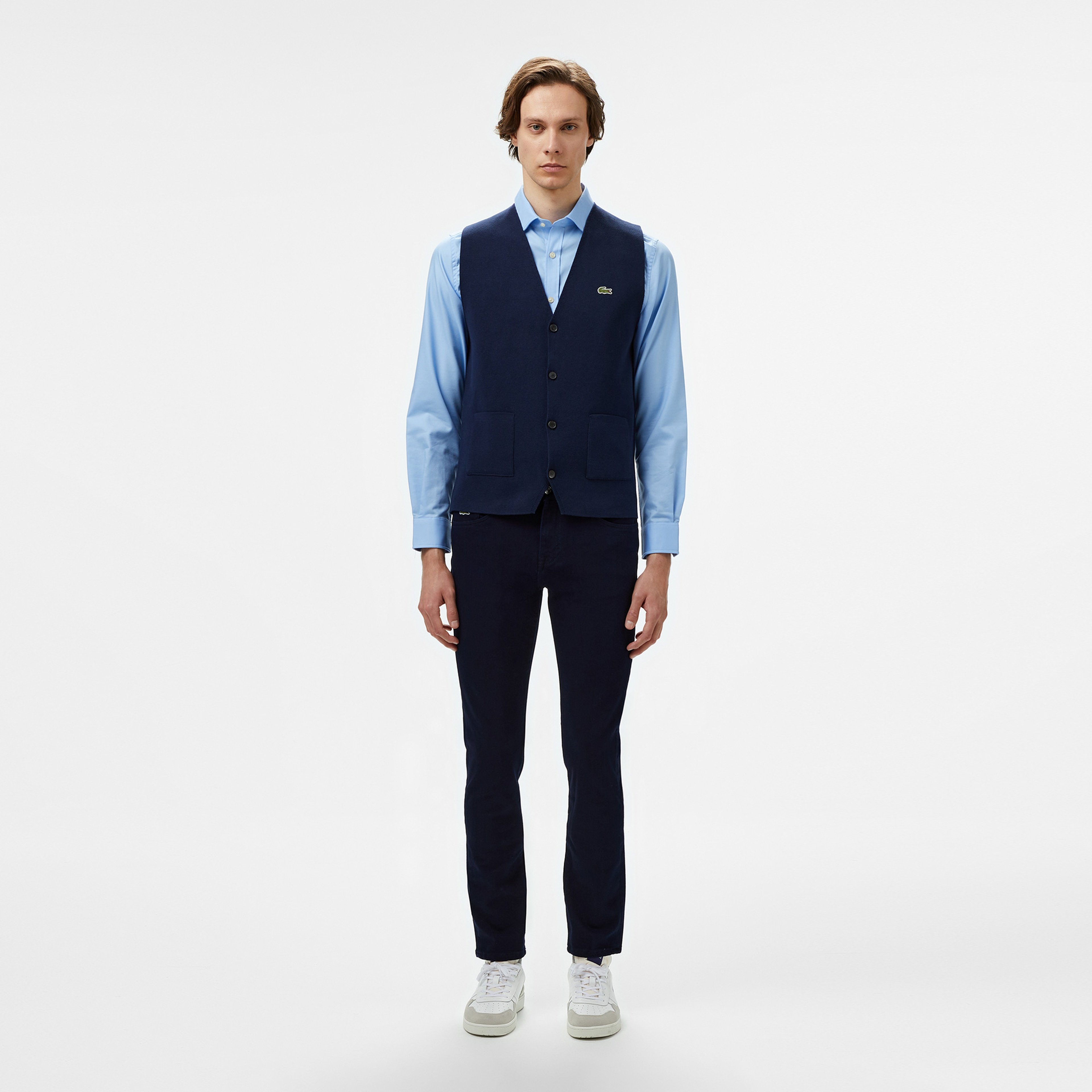 Erkek Slim Fit Açık Mavi Gömlek