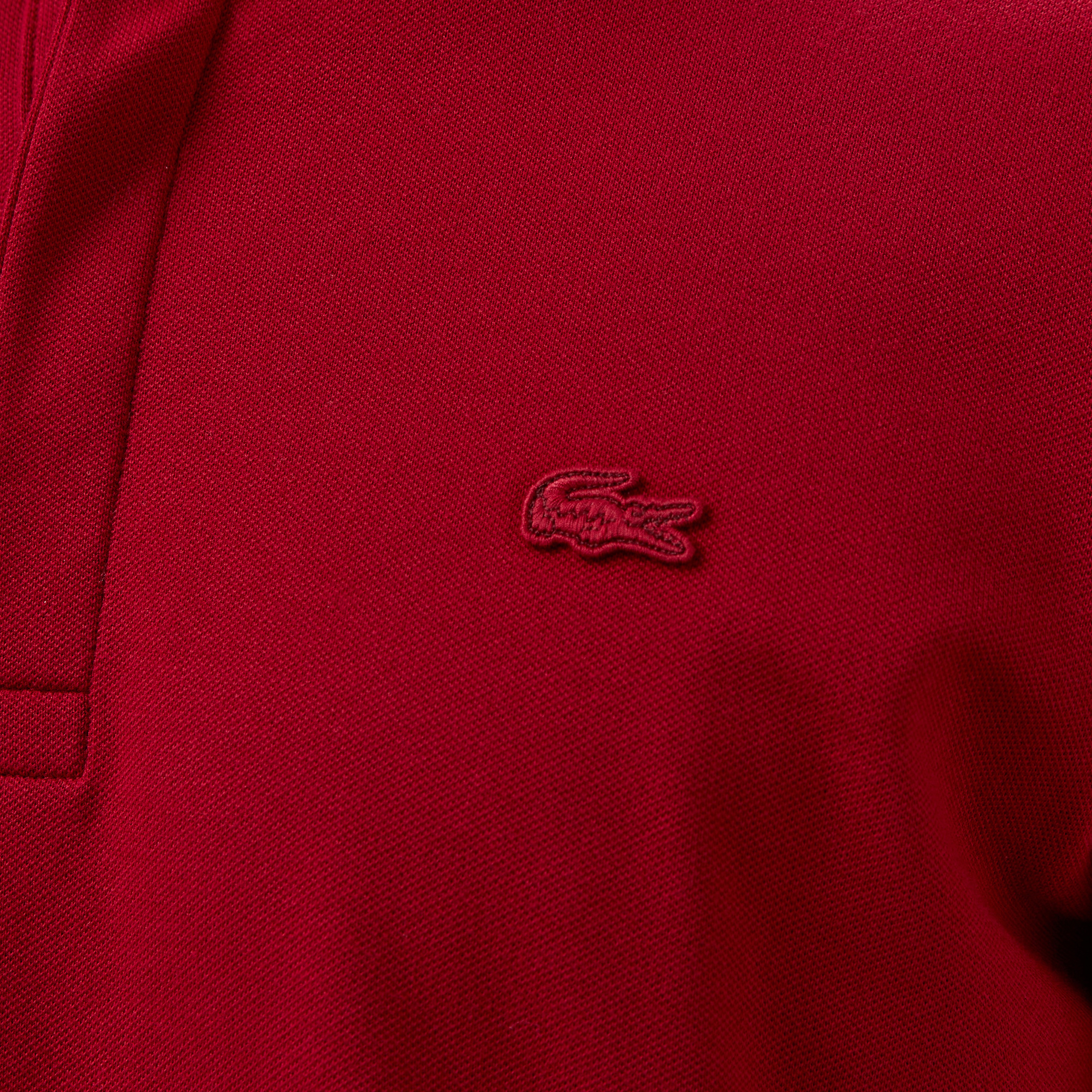 Erkek Regular Fit Uzun Kollu Bordo Paris Polo