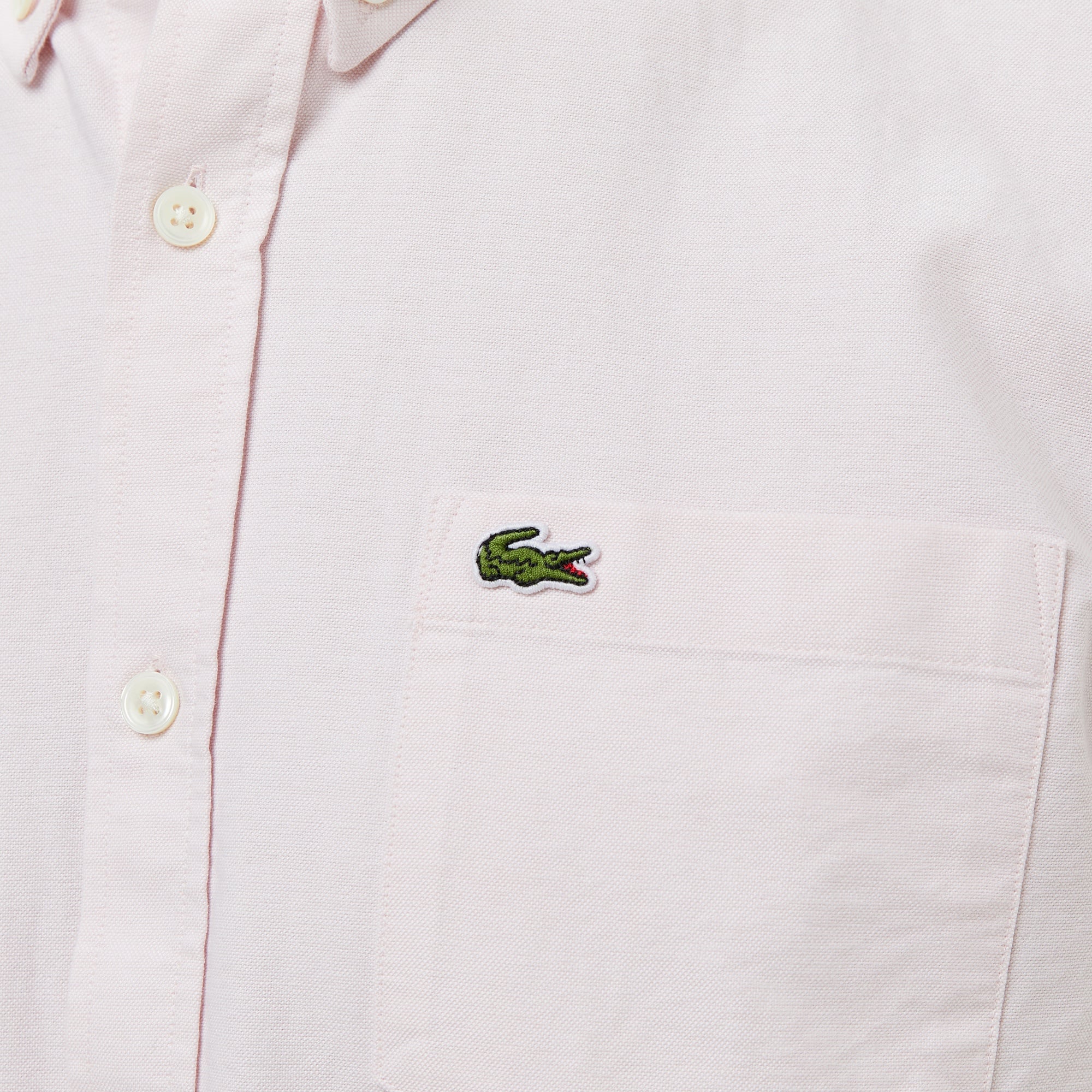 Erkek Regular Fit Düğmeli Yaka Pembe Gömlek