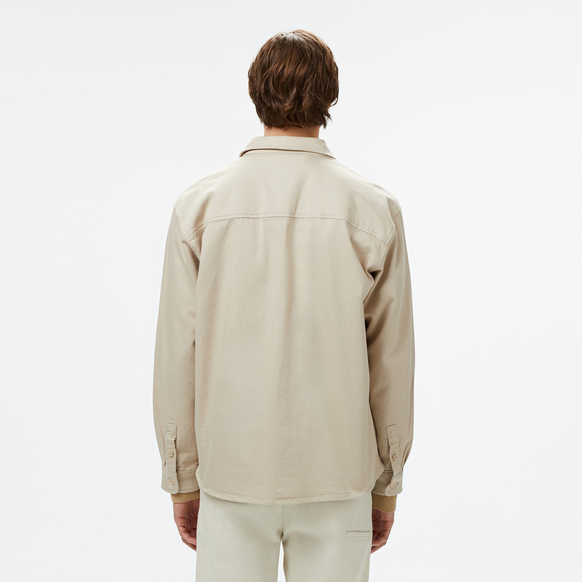 Lacoste Erkek Relaxed Fit Bej Gömlek