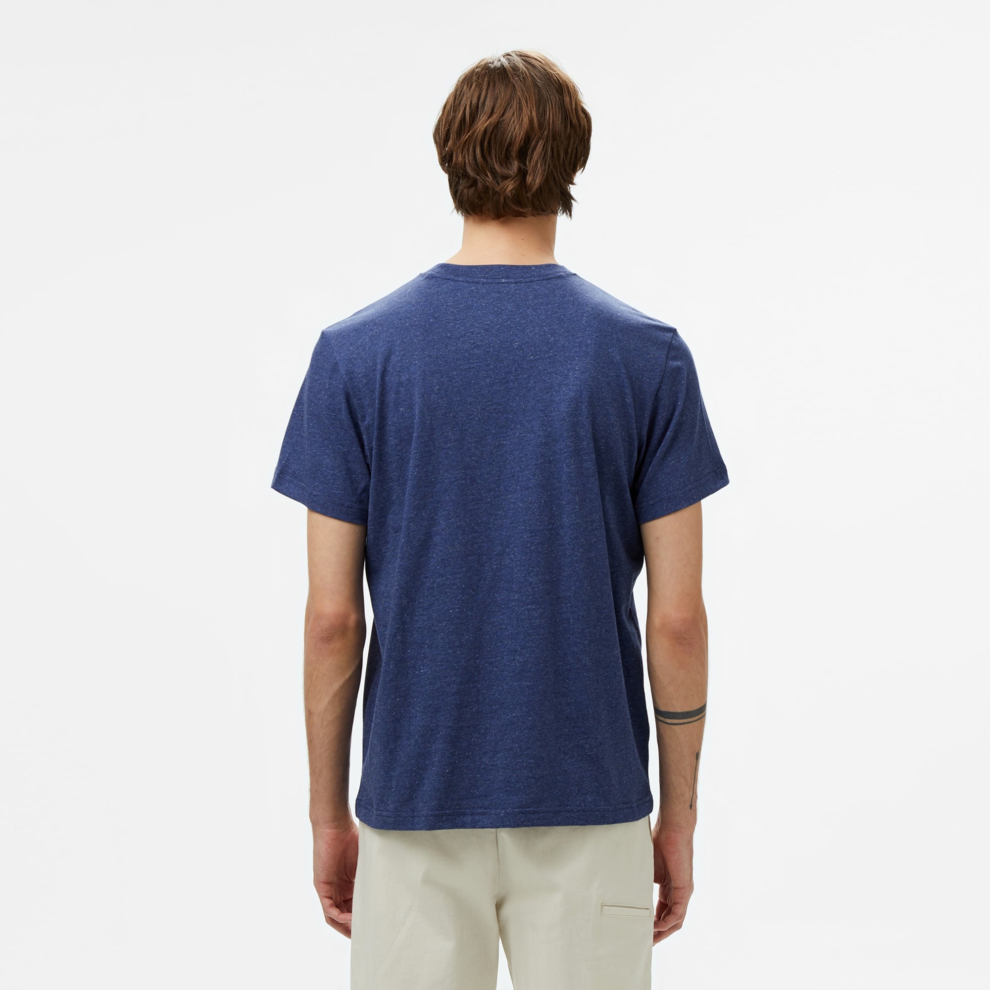 Lacoste Erkek Regular Fit Bisiklet Yaka Lacivert T-Shirt