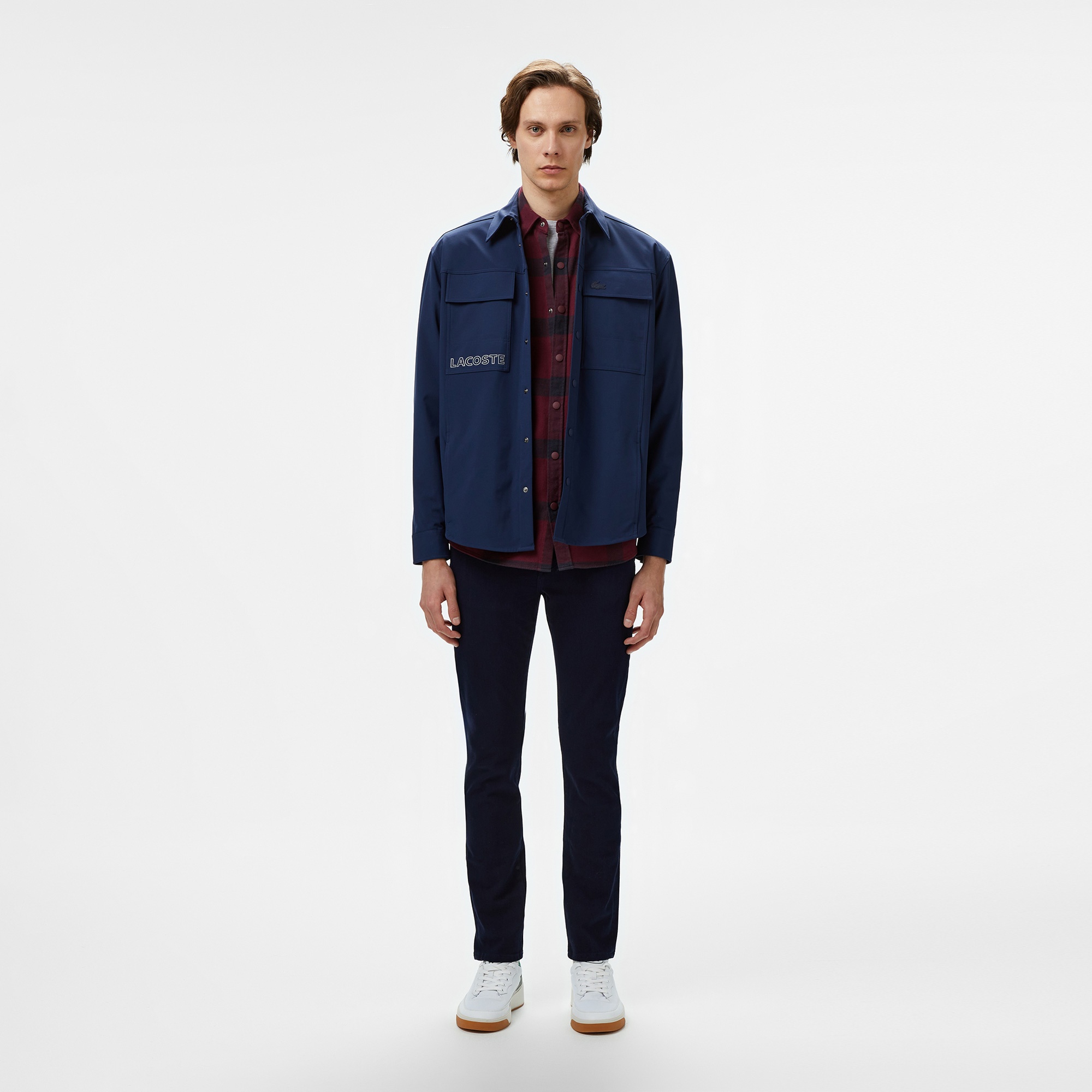 Lacoste Erkek Relaxed Fit Lacivert Gömlek