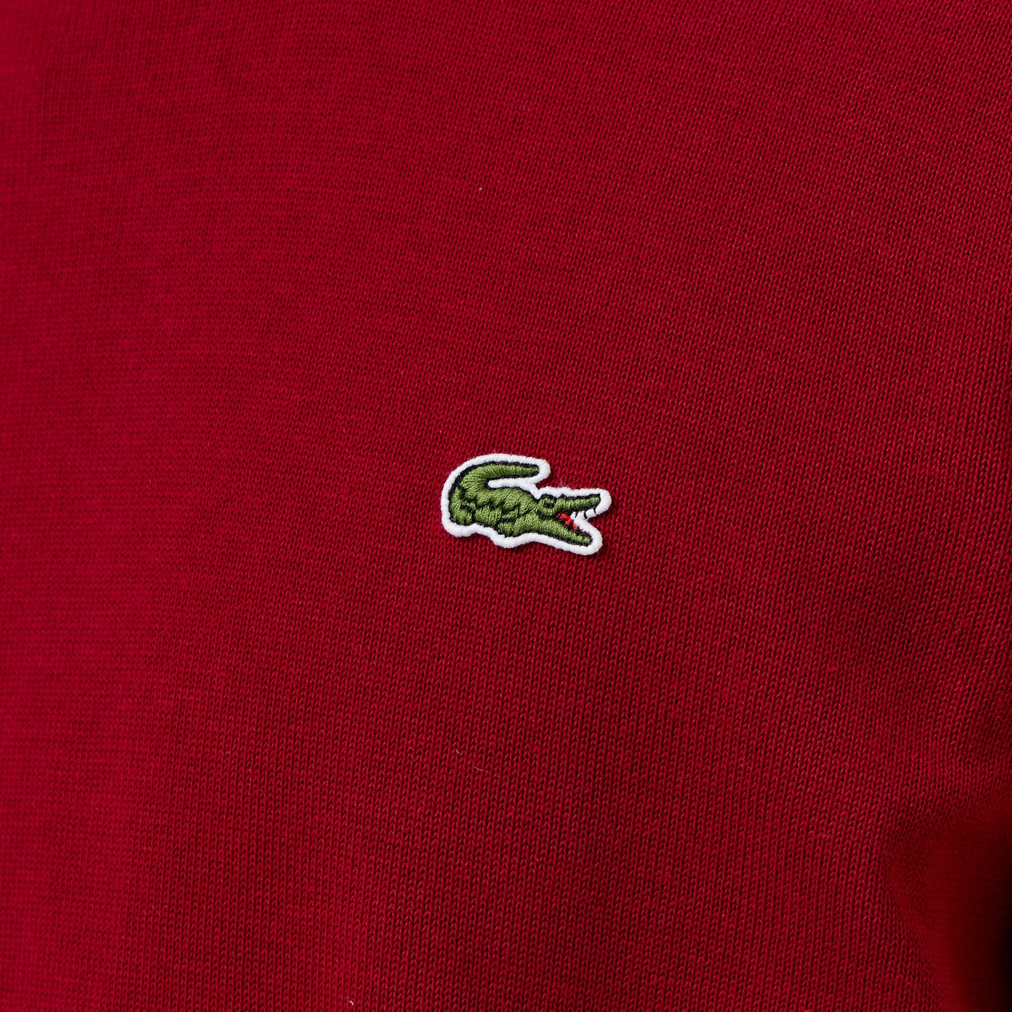 Erkek Regular Fit Bisiklet Yaka Organik Pamuk Kırmızı Kazak