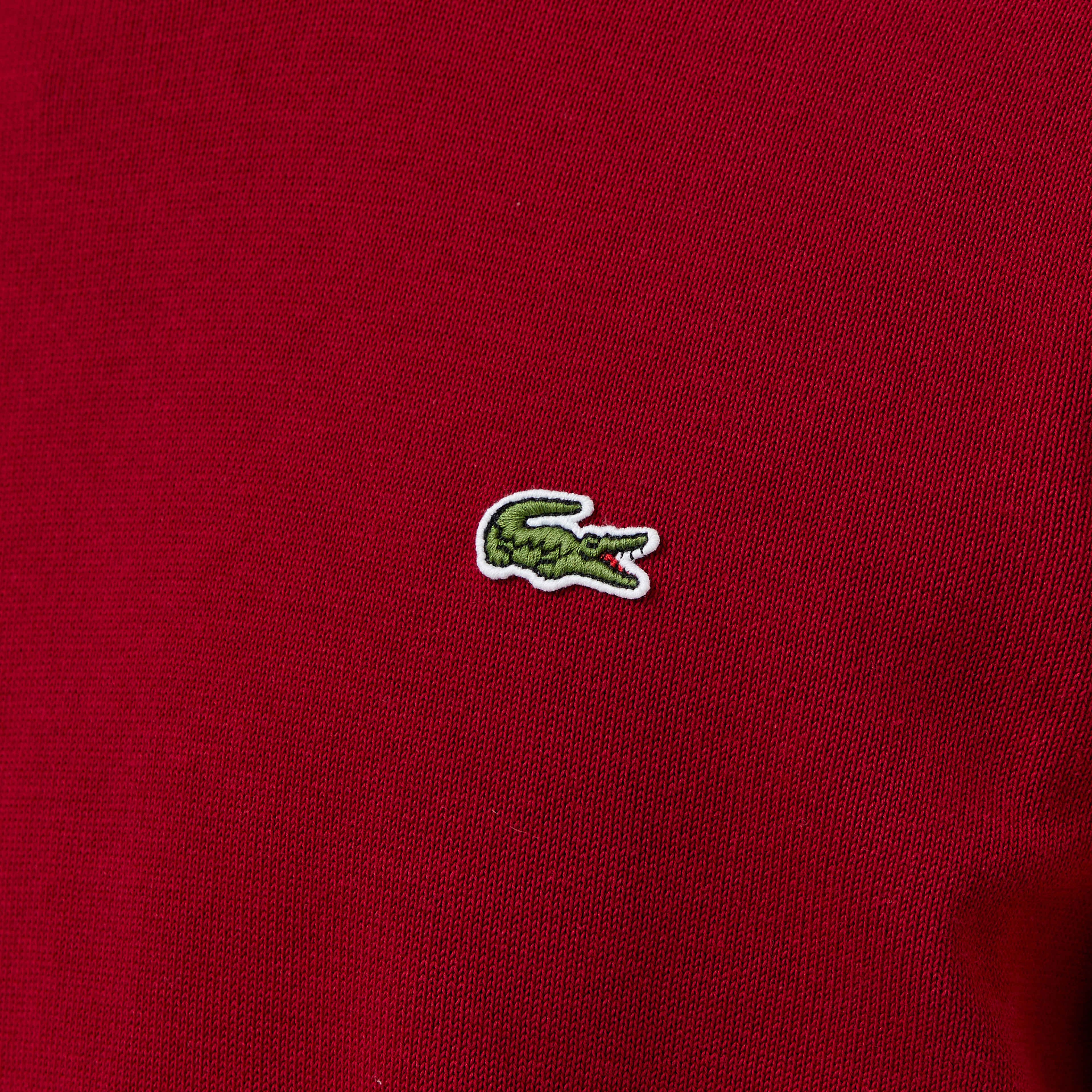 Erkek Regular Fit Bisiklet Yaka Organik Pamuk Kırmızı Kazak