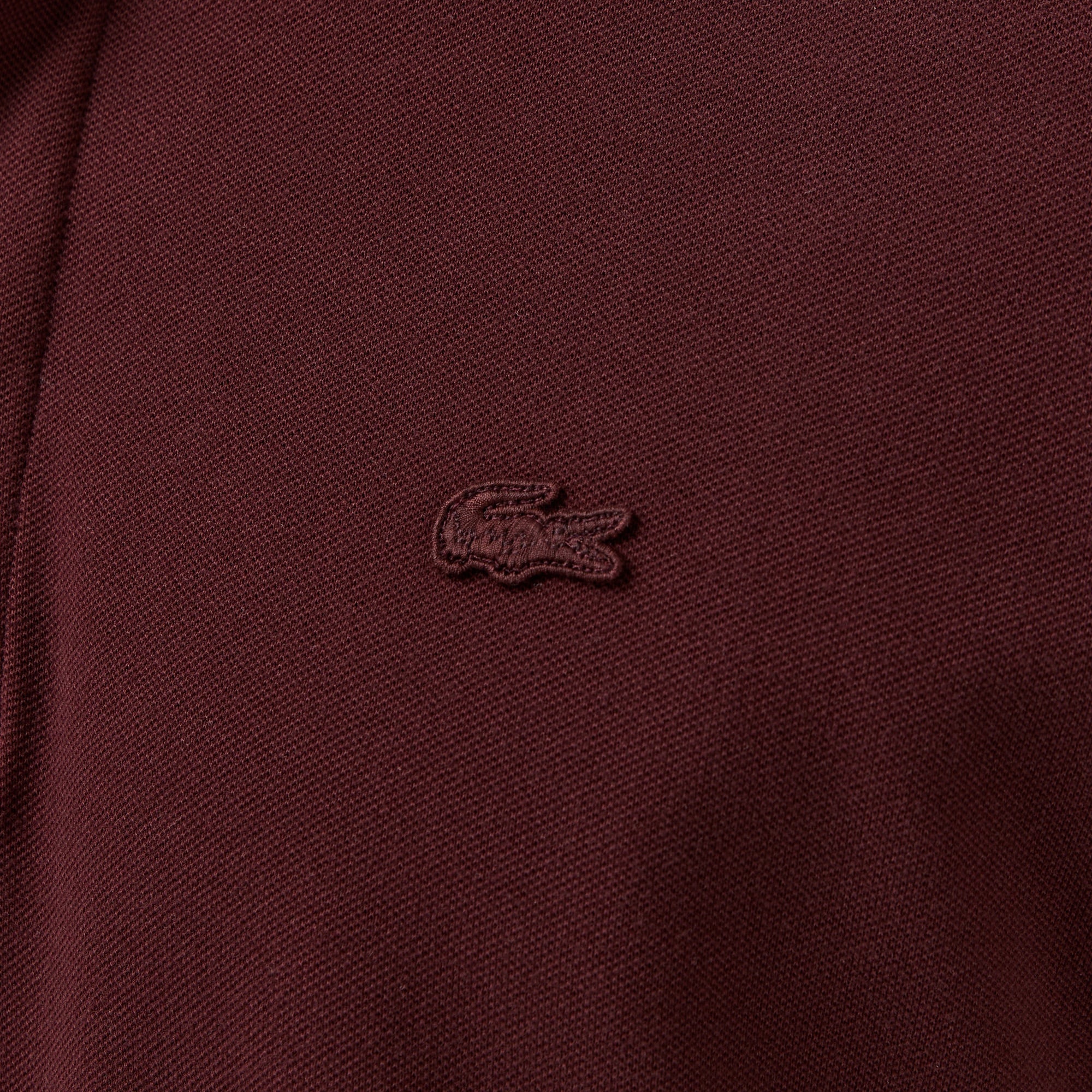 Erkek Regular Fit Uzun Kollu Bordo Paris Polo