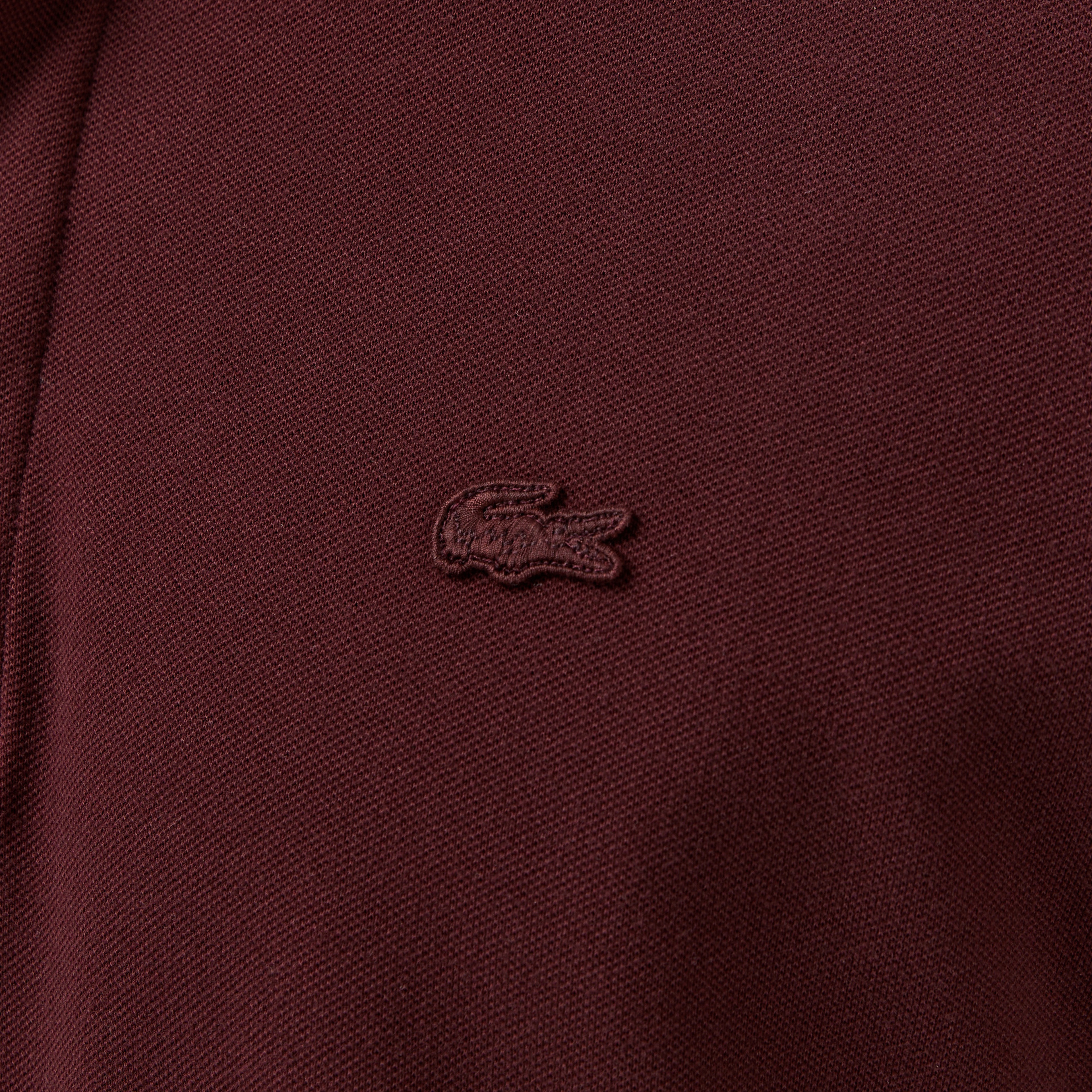 Erkek Regular Fit Uzun Kollu Bordo Paris Polo