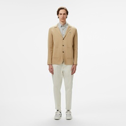 Lacoste Erkek Classic Fit V Yaka Kahverengi Hırka Kahverengi