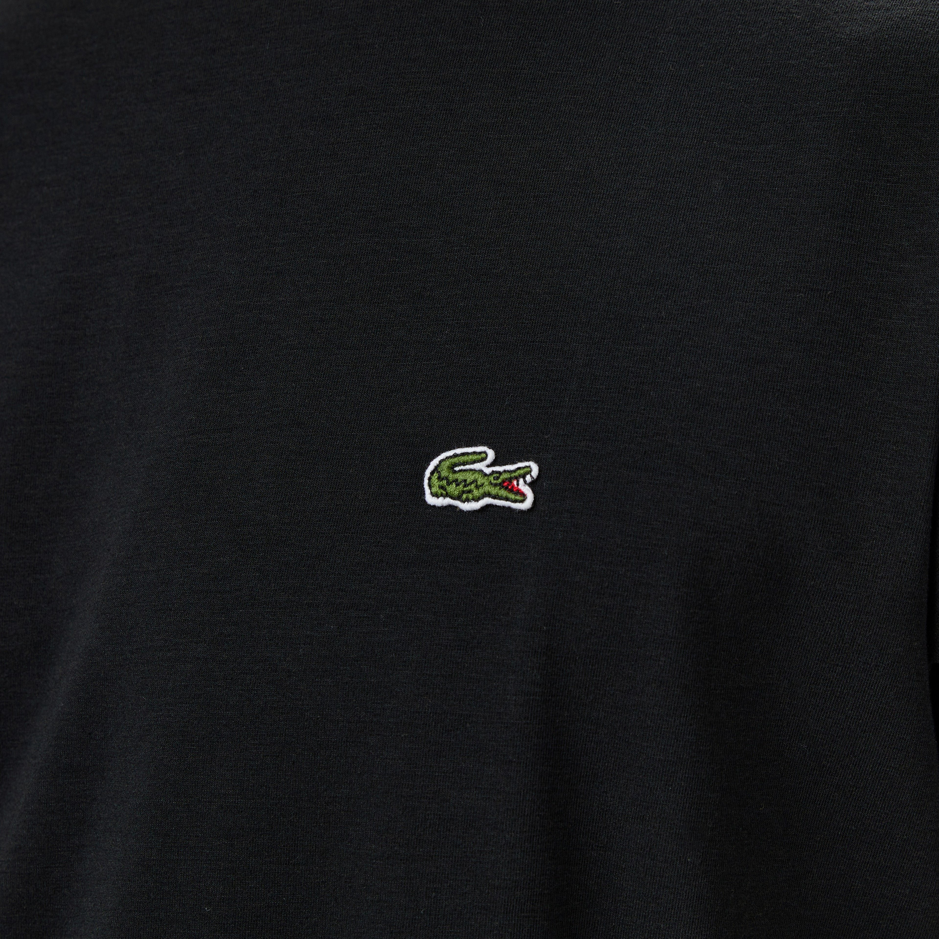 Erkek Slim Fit Bisiklet Yaka Siyah T-Shirt