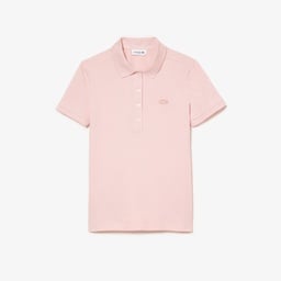 L.12.D Kadın Slim Fit Pembe Polo Pembe