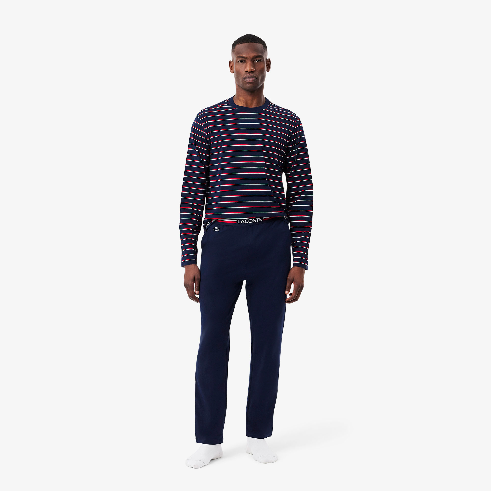 Lacoste Erkek Regular Fit Lacivert Pijama Altı görsel 5