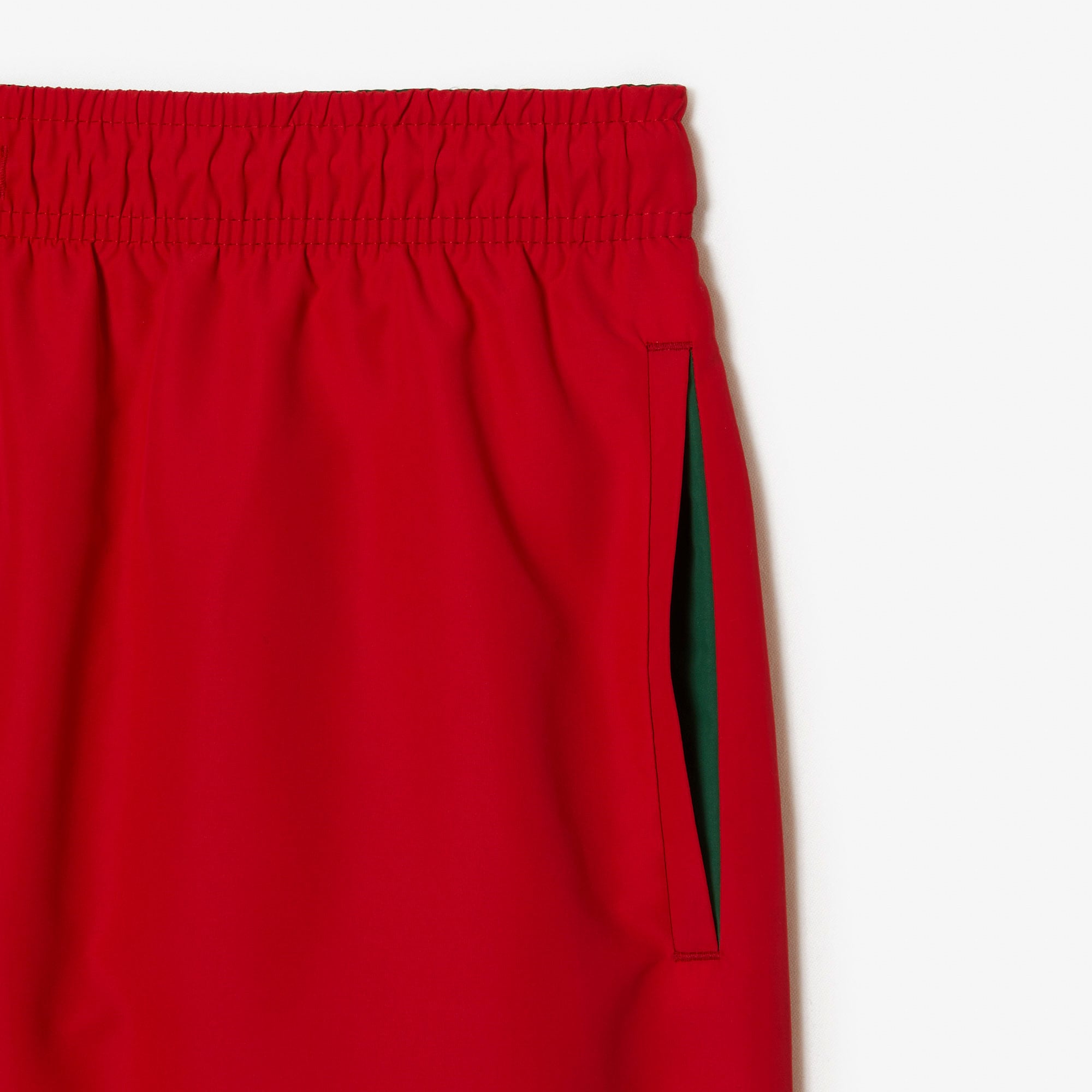 Lacoste Erkek Kırmızı Deniz Şortu görsel 7