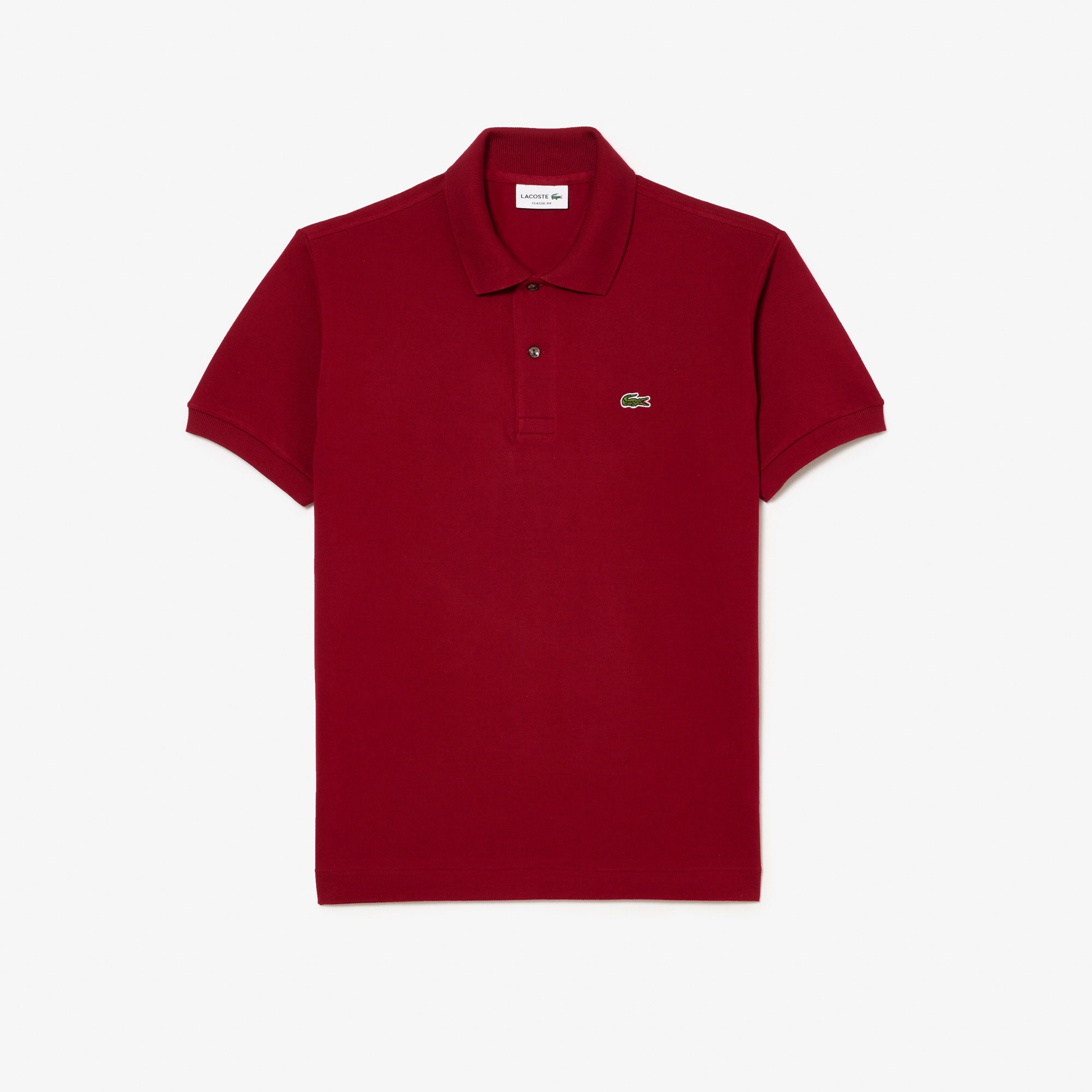L.12.12 Erkek Classic Fit Bordo Polo