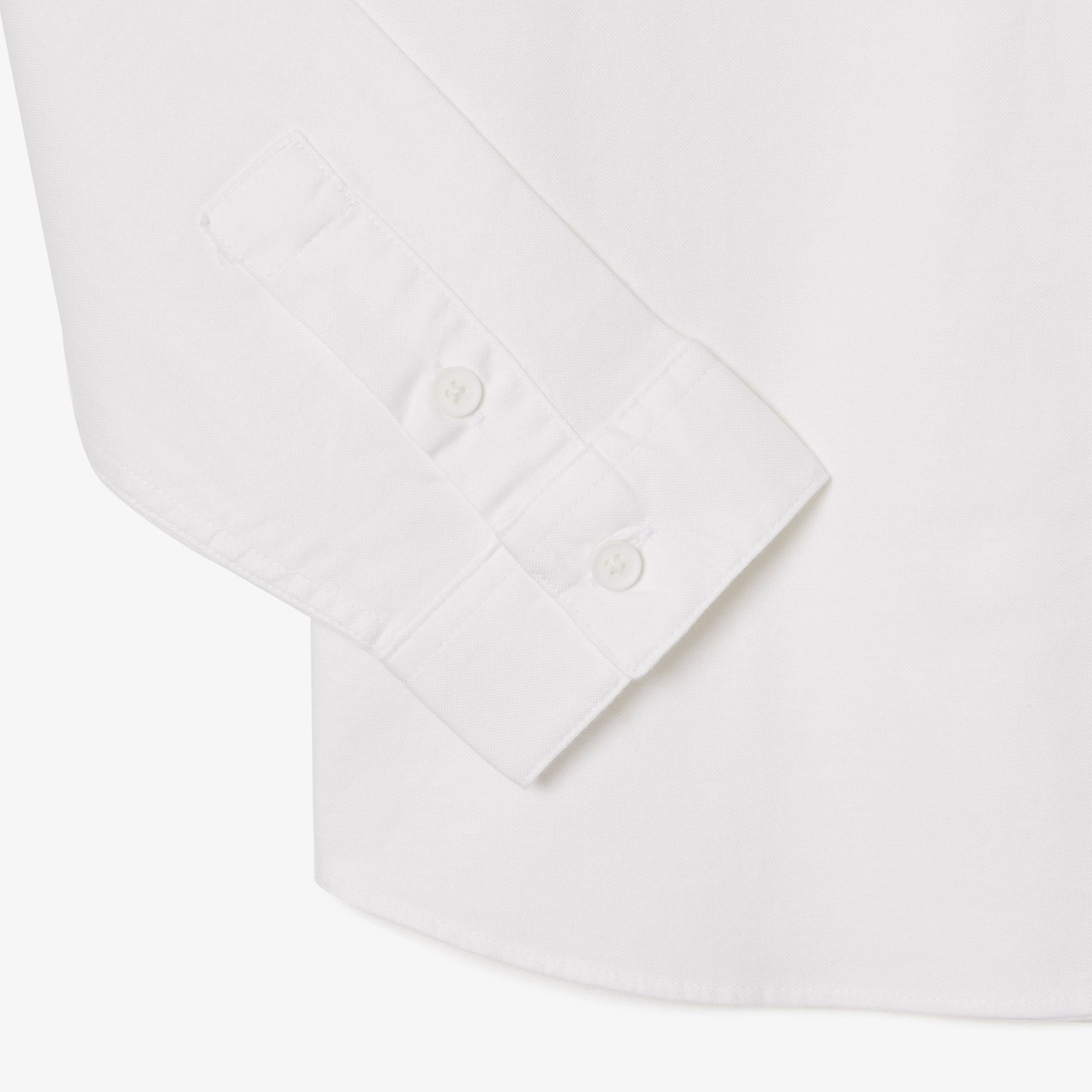 Lacoste Çocuk Uzun Kollu Beyaz Gömlek görsel 4