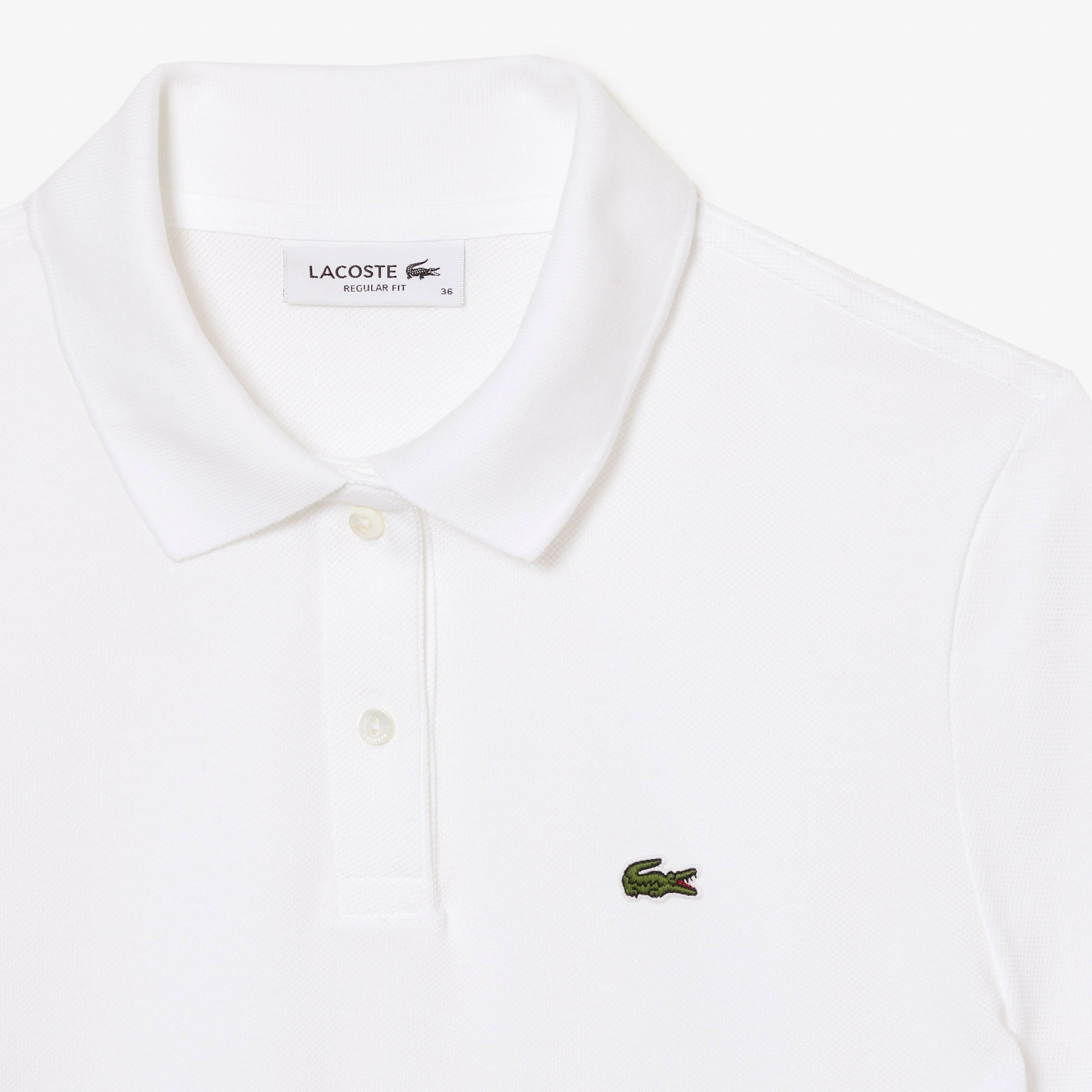 Lacoste Kadın Regular Fit Beyaz Polo