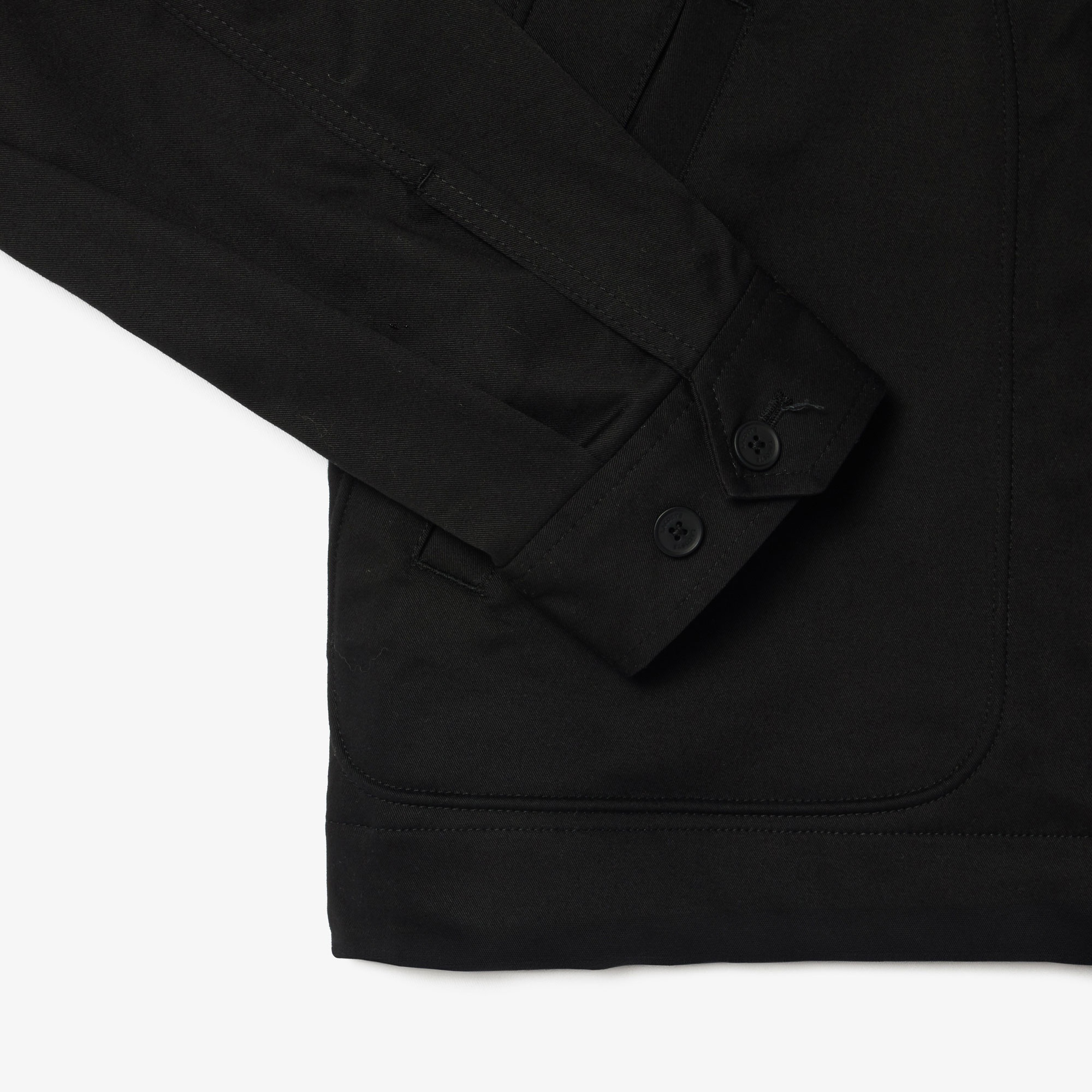 Lacoste Erkek Gömlek Yaka Siyah Ceket