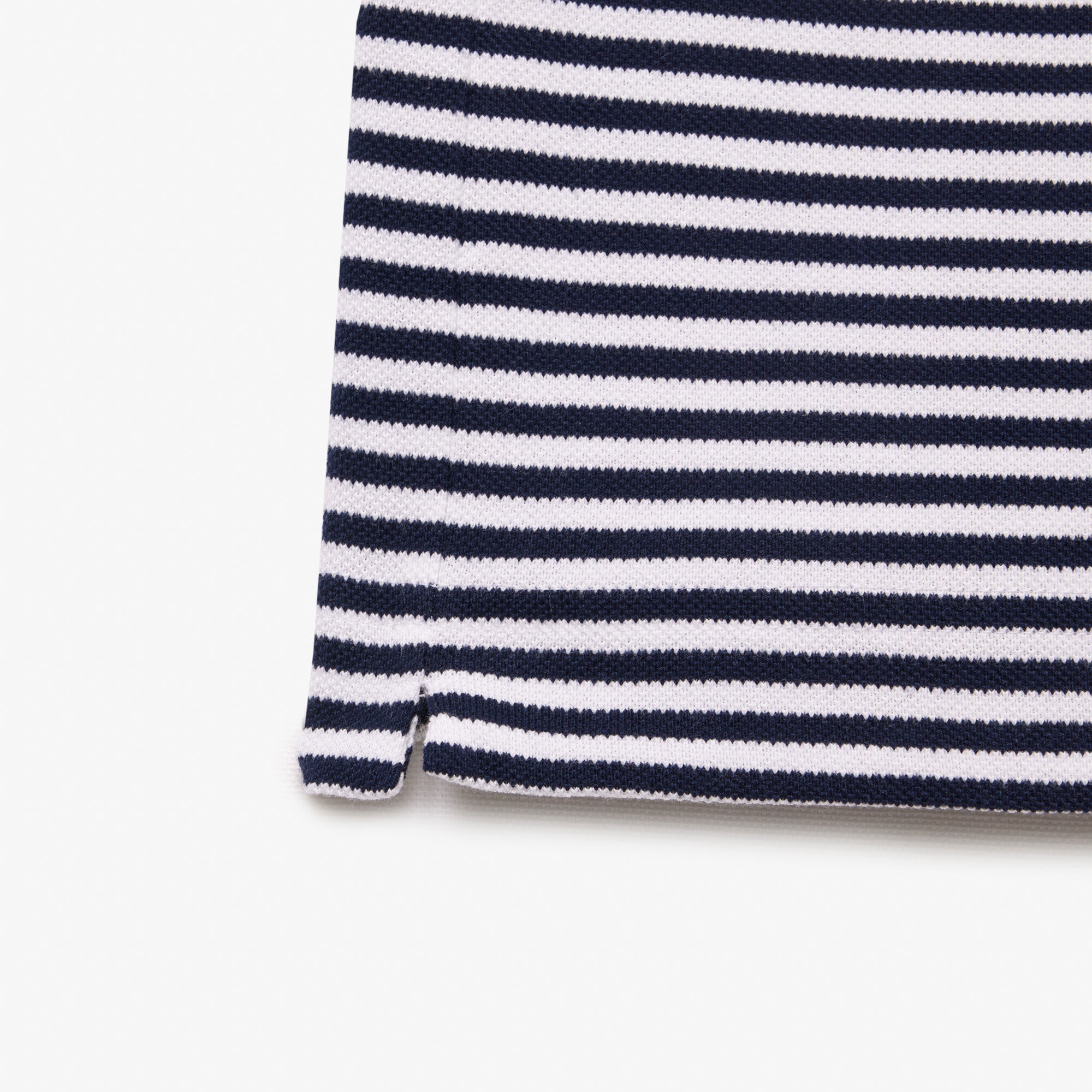 Lacoste L.12.12 Erkek Classic Fit Çizgili Beyaz Polo