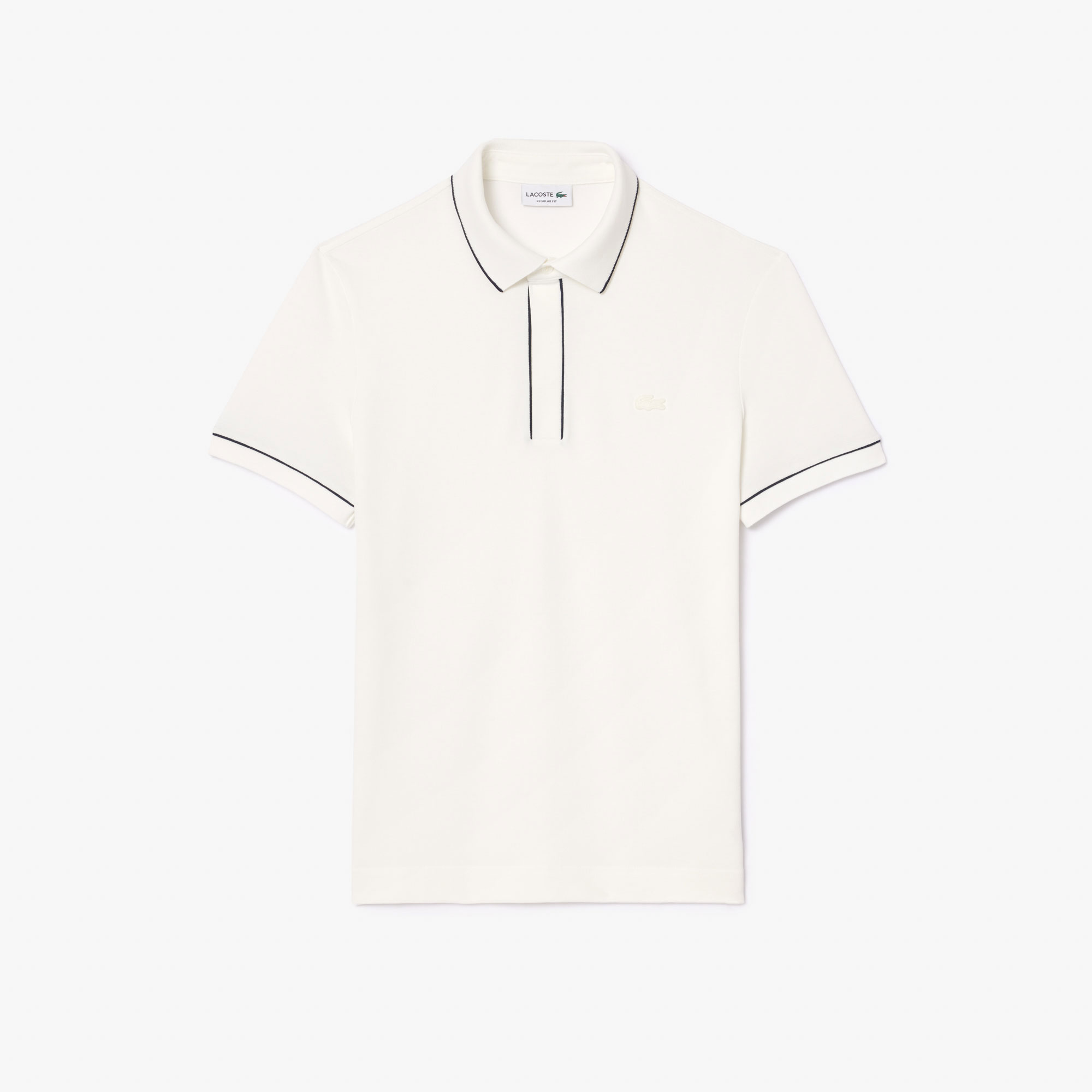Lacoste Erkek Regular Fit Organik Pamuk Beyaz Paris Polo görsel 4