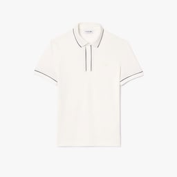 Erkek Regular Fit Organik Pamuk Beyaz Paris Polo Beyaz