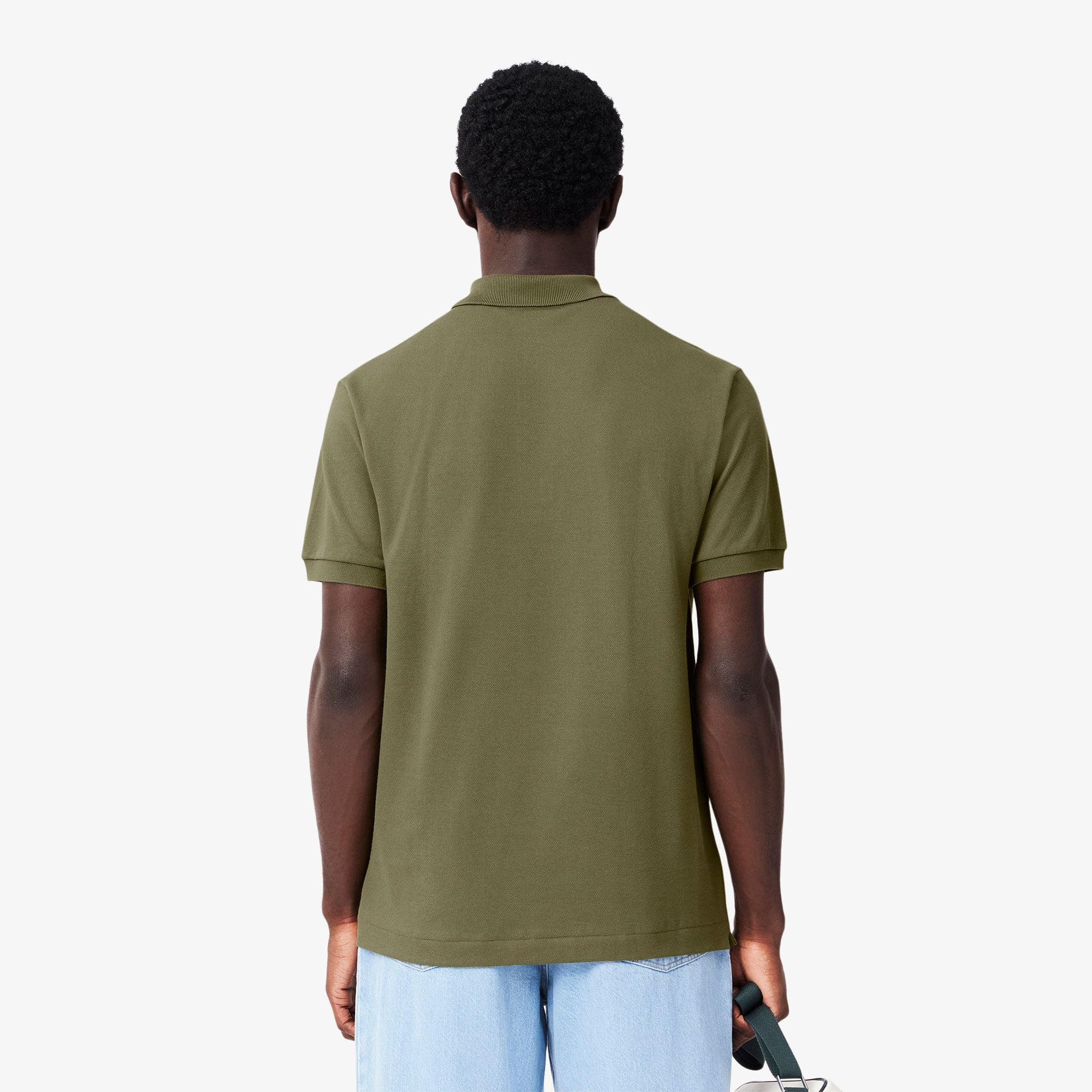 L.12.12 Erkek Classic Fit Haki Polo