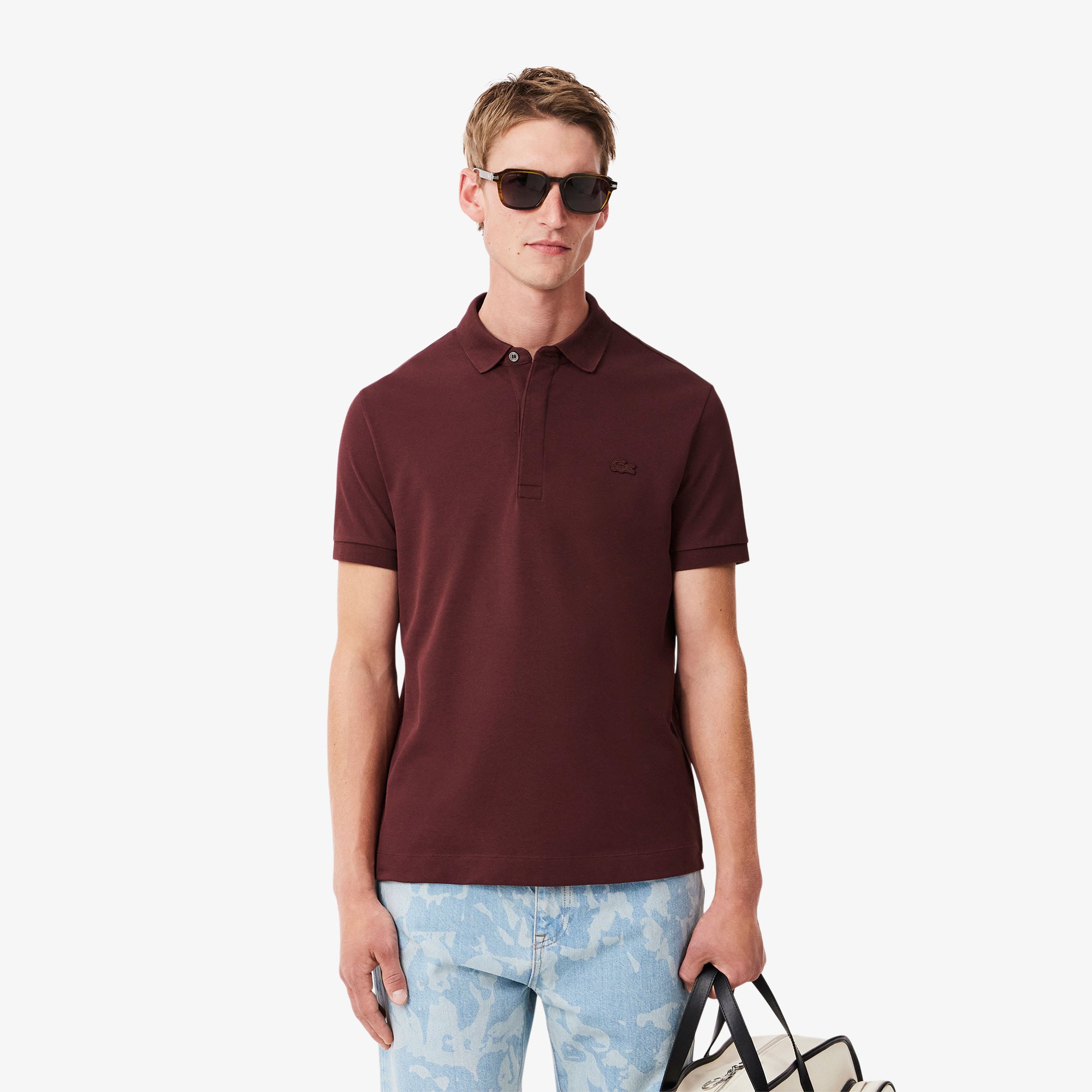 Paris Erkek Regular Fit Bordo Polo