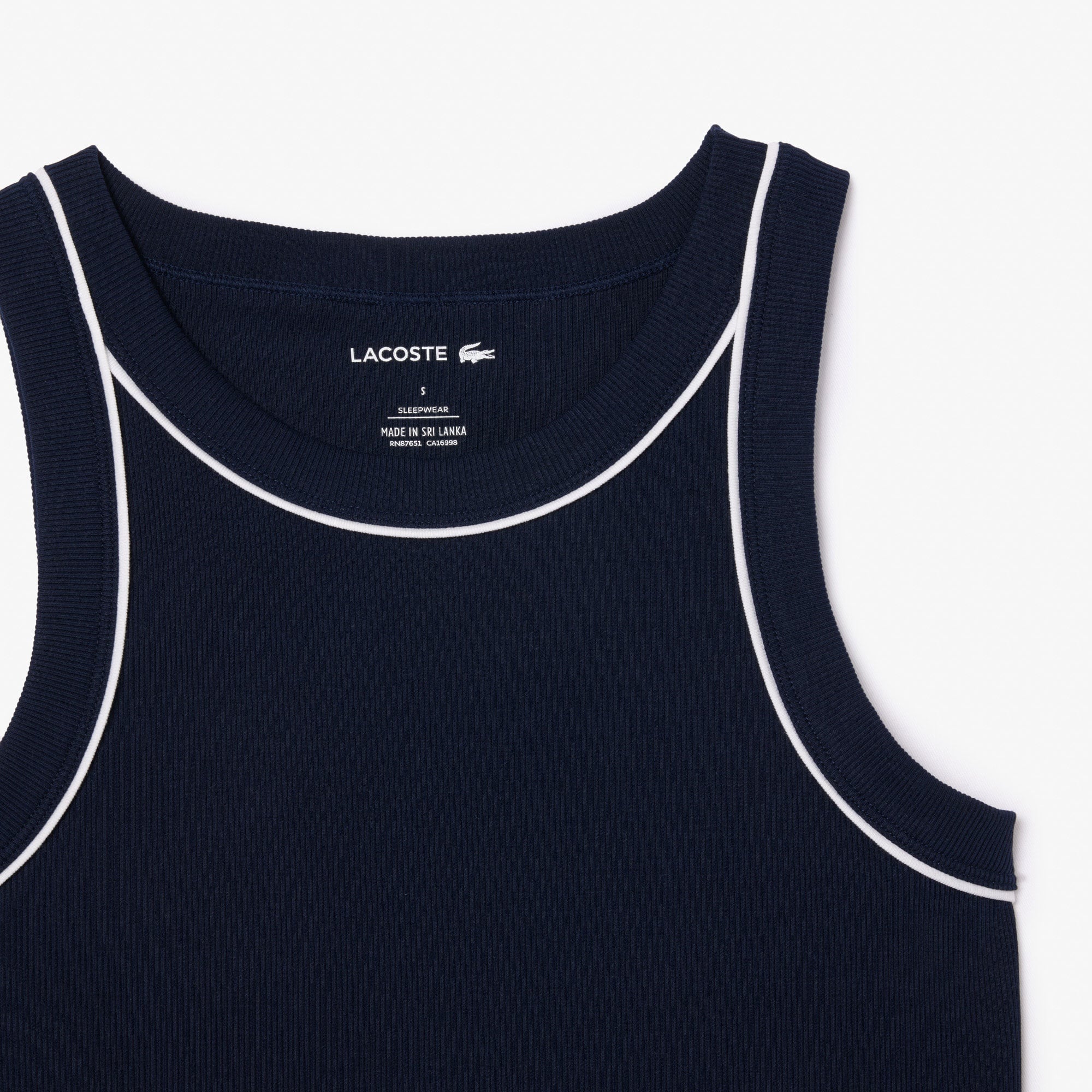 Kadın Kolsuz Bisiklet Yaka Lacivert Pijama Takımı