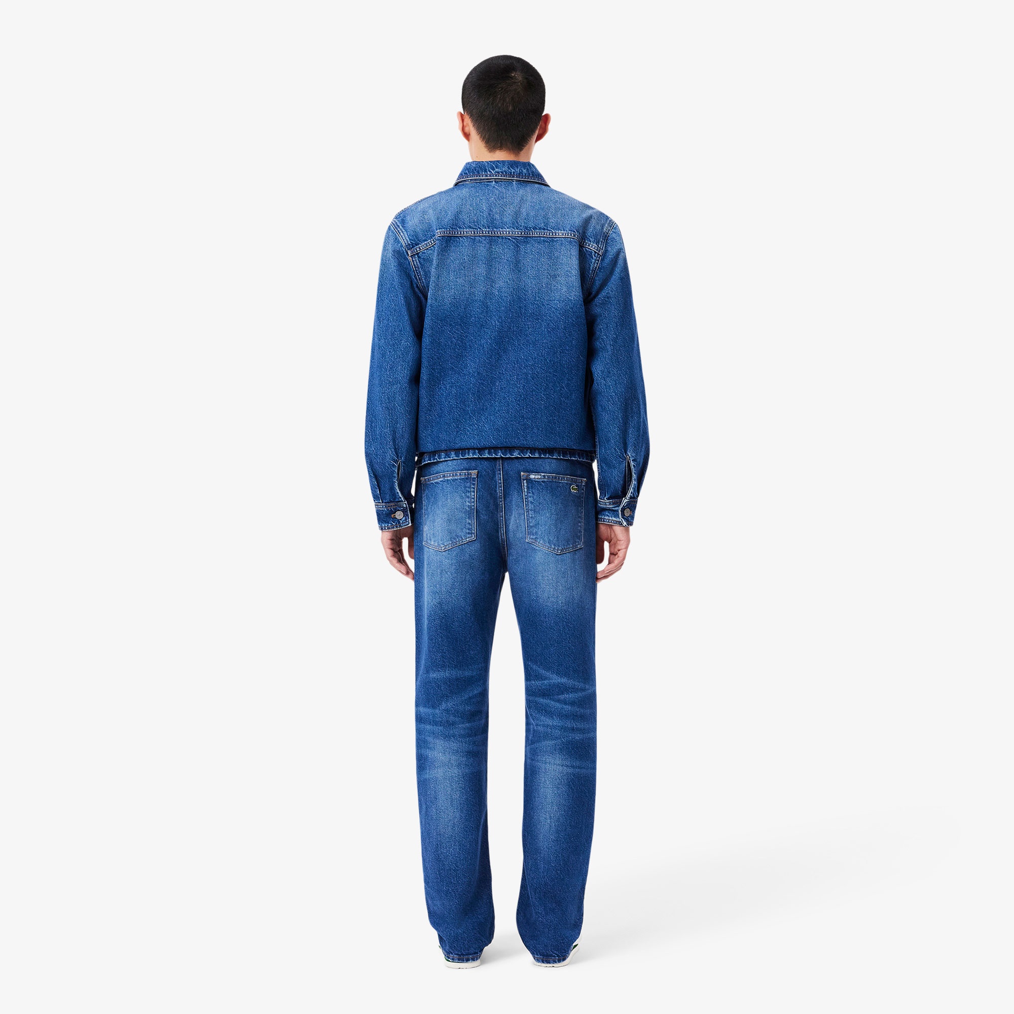 Lacoste Erkek Straight Fit Denim Lacivert Pantolon