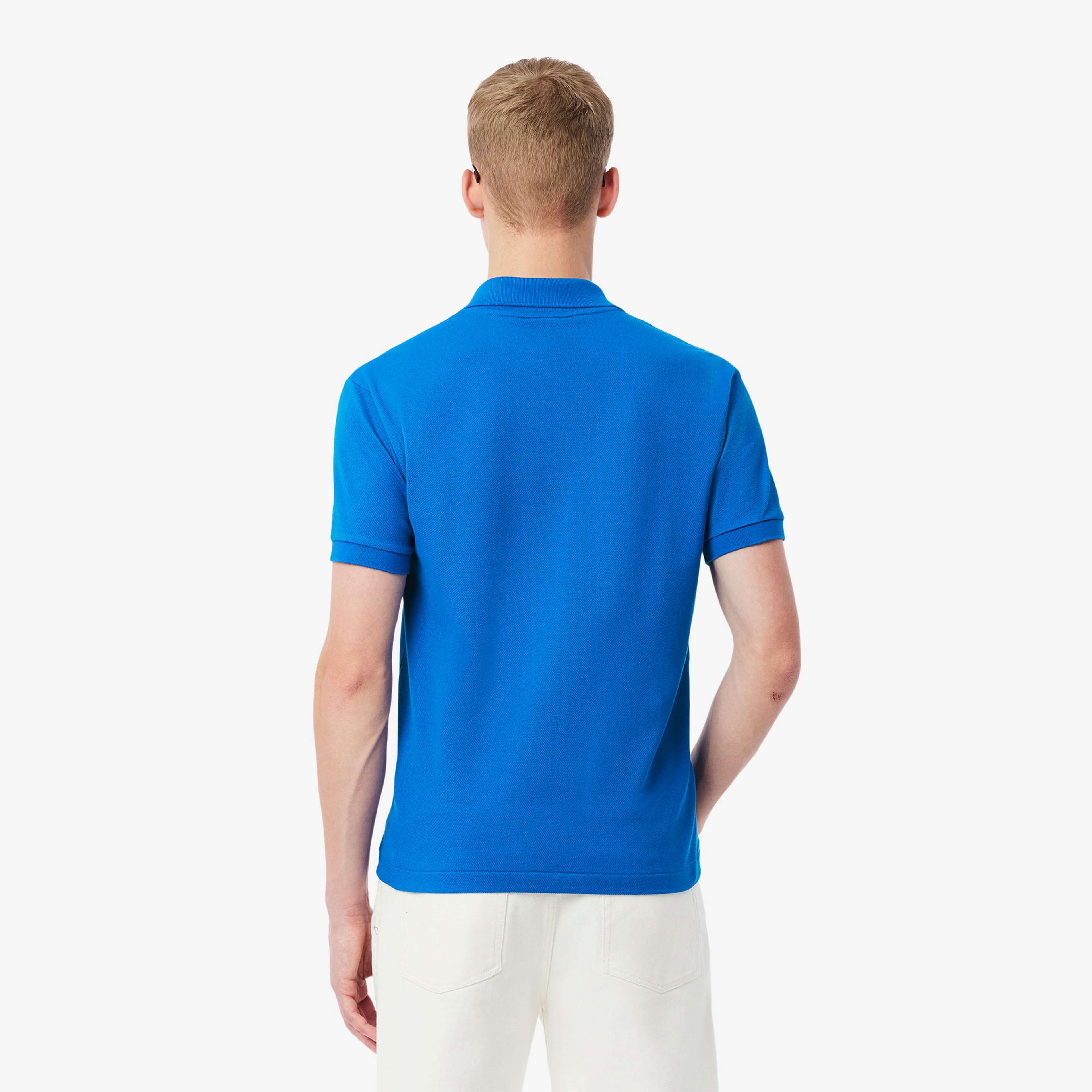 L.12.12 Erkek Classic Fit Mavi Polo