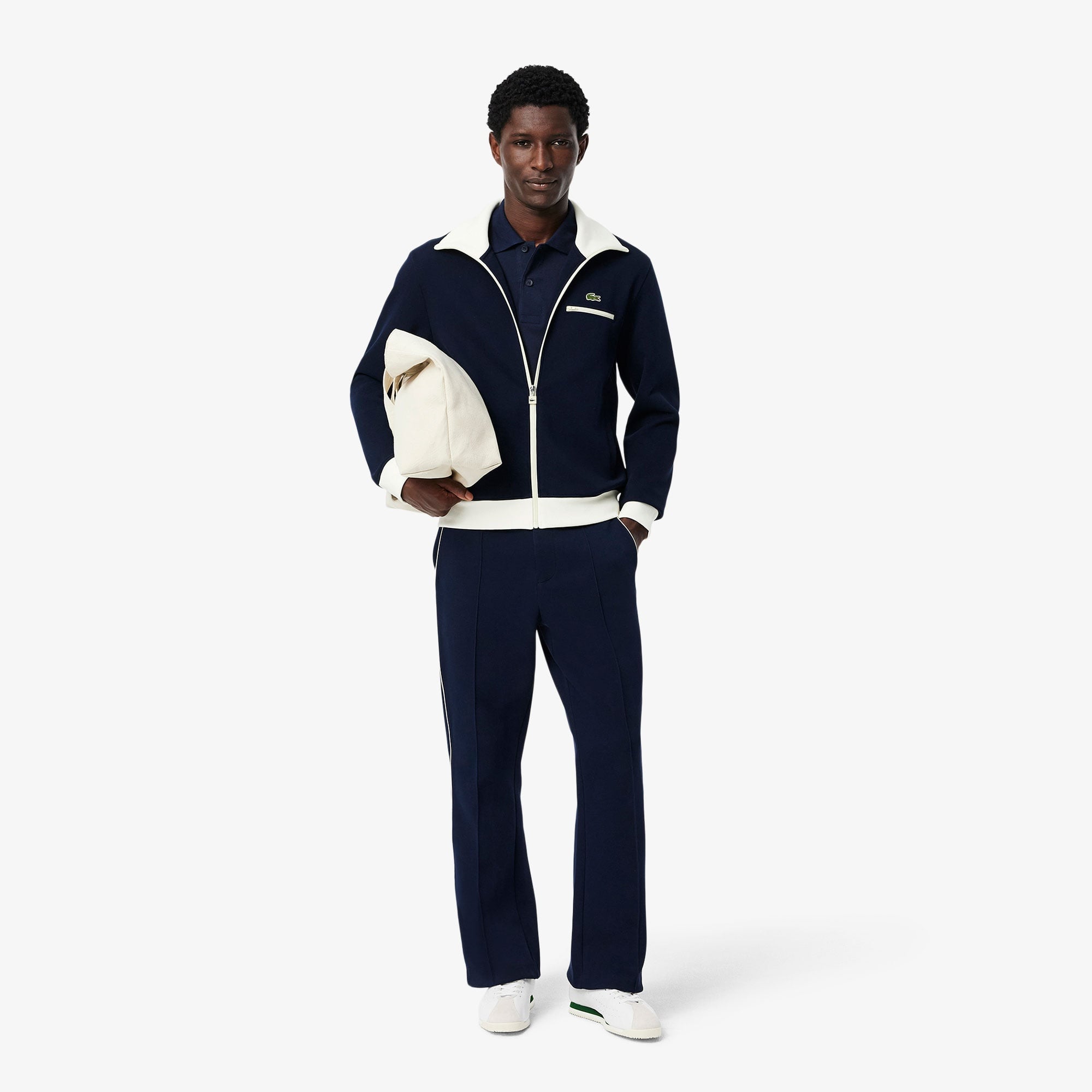 L.12.12 Unisex Classic Fit Lacivert Polo